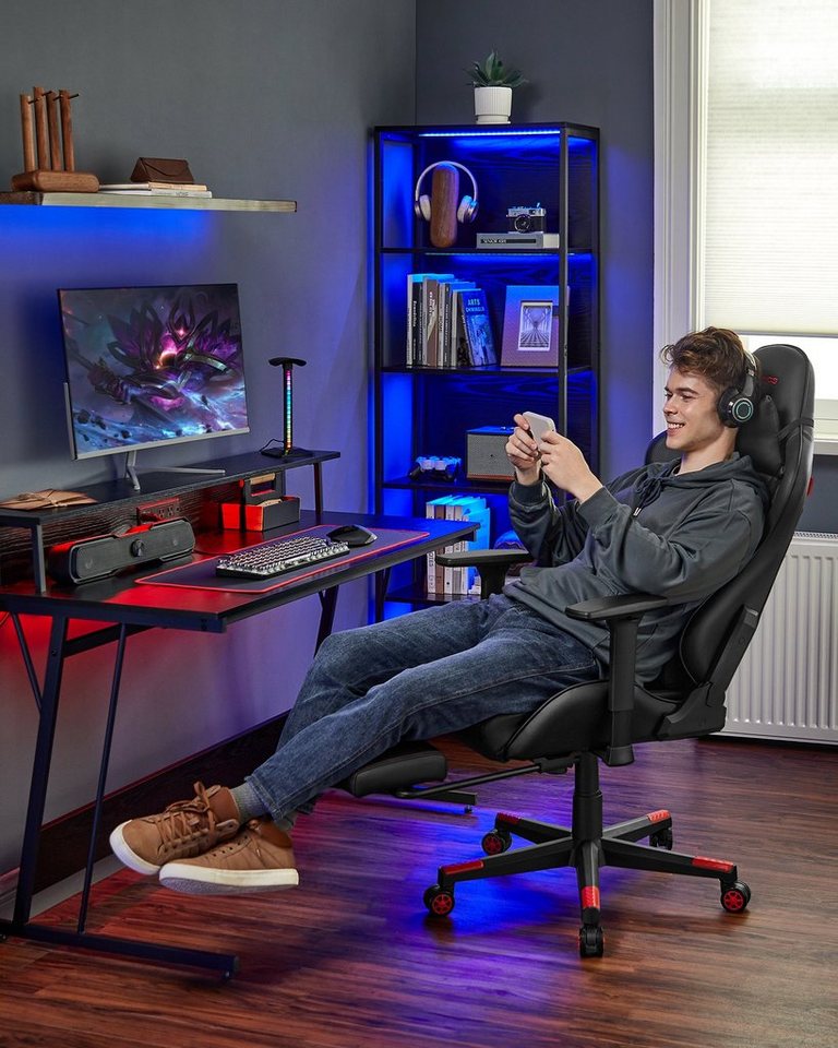 Gaming-Stuhl, Kopfkissen, Bürostuhl, SONGMICS kg 150 bis ergonomisch, belastbar