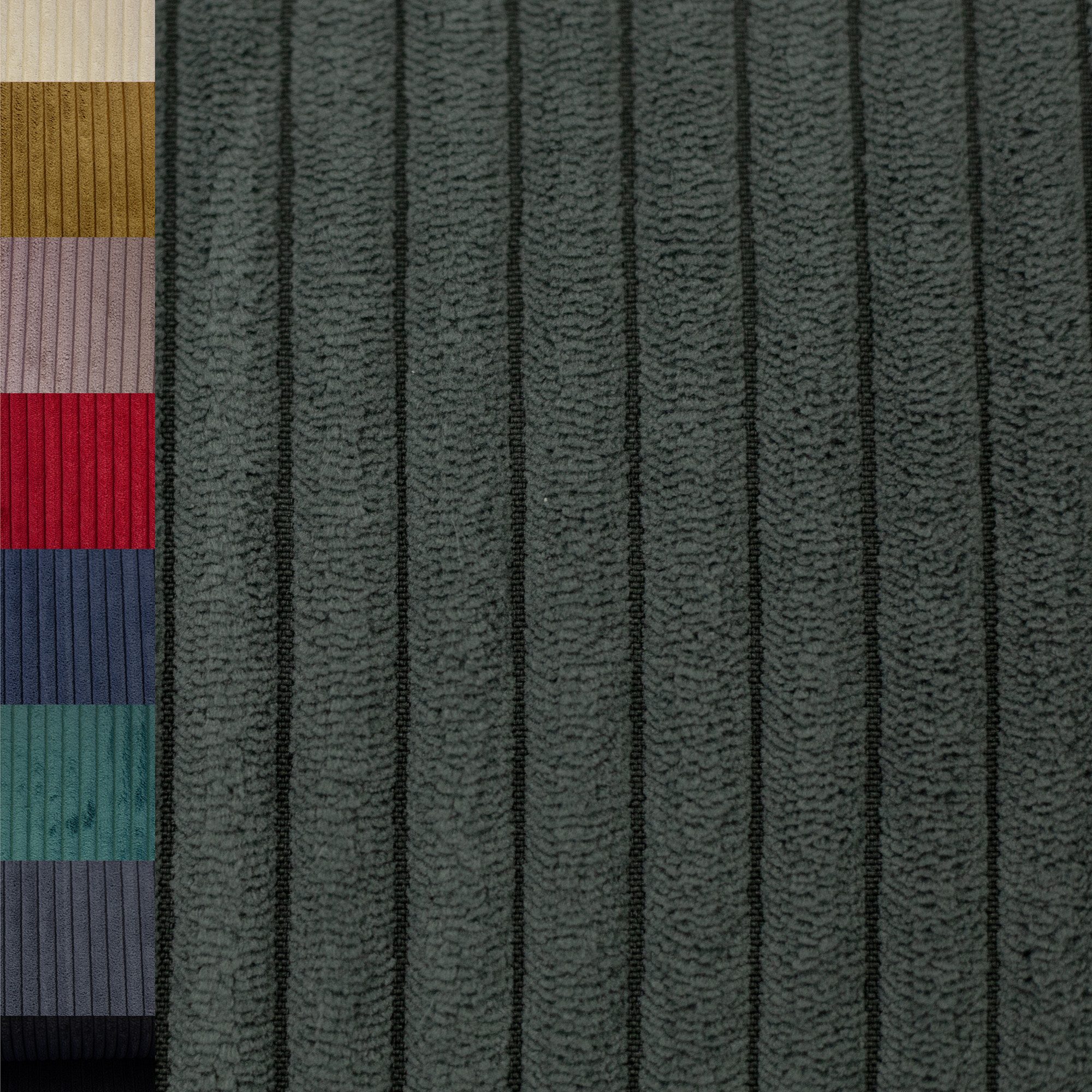 MAGAM-Stoffe Stoff "Wien", Samtcord Deko Polster Taschen Kleidung Breitcord Meterware ab 50cm