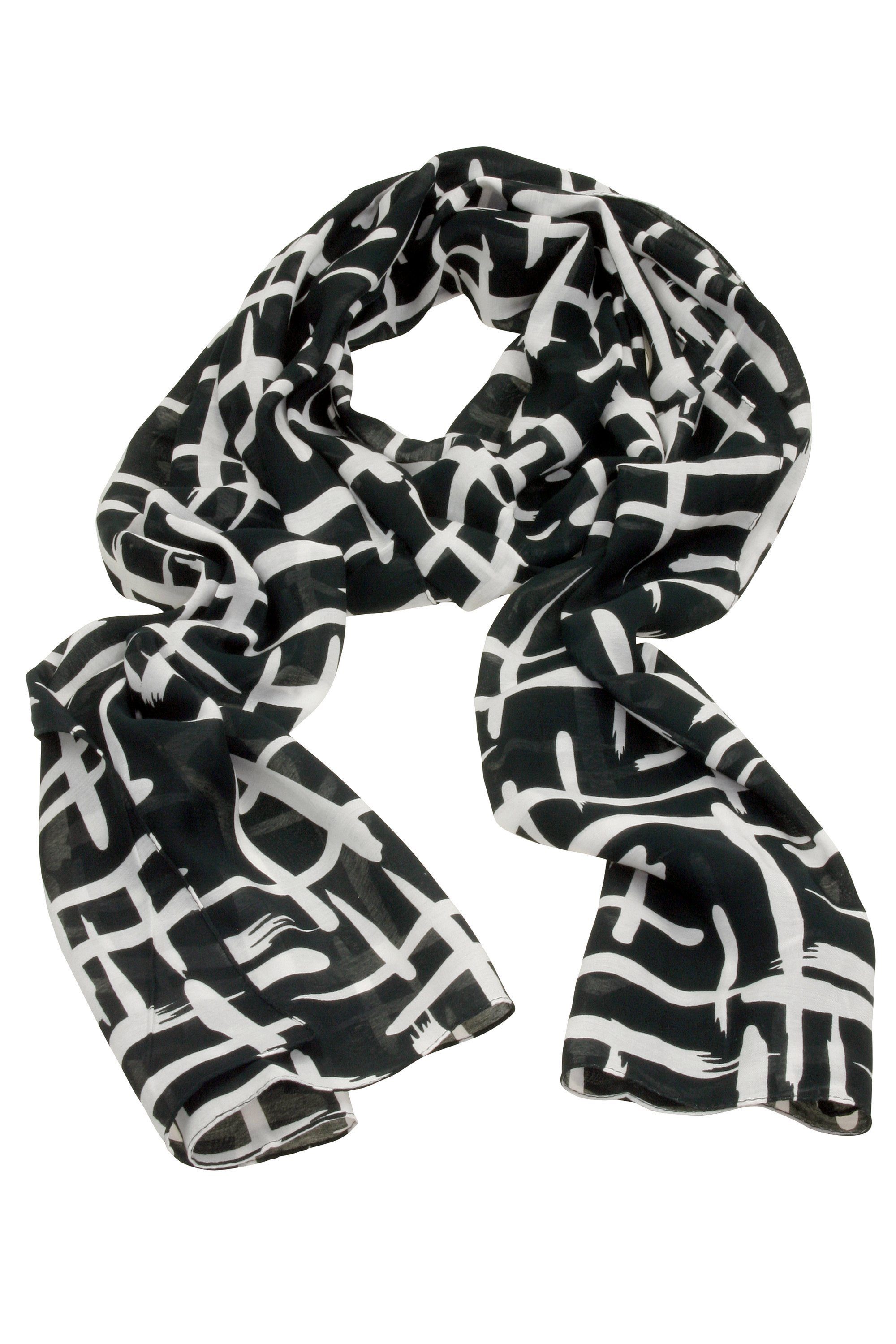 COLLEZIONE ALESSANDRO Modeschal Eleonore, (1-St), mit gestreiftem, modern-elegantem Design