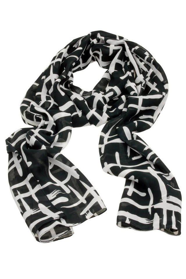 COLLEZIONE ALESSANDRO Modeschal Eleonore, (1-St), mit gestreiftem, modern-elegantem Design