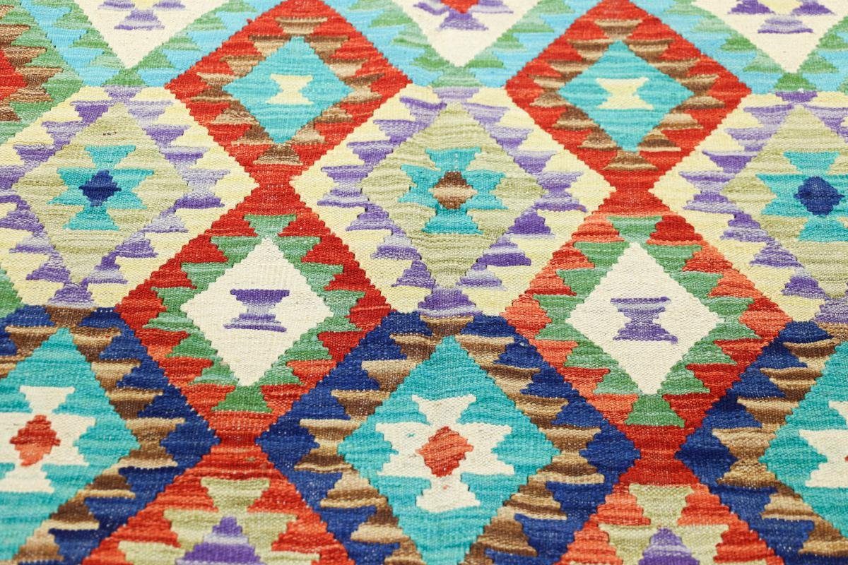 Orientteppich Kelim Afghan 134x175 3 Höhe: Nain Trading, mm Handgewebter Orientteppich, rechteckig