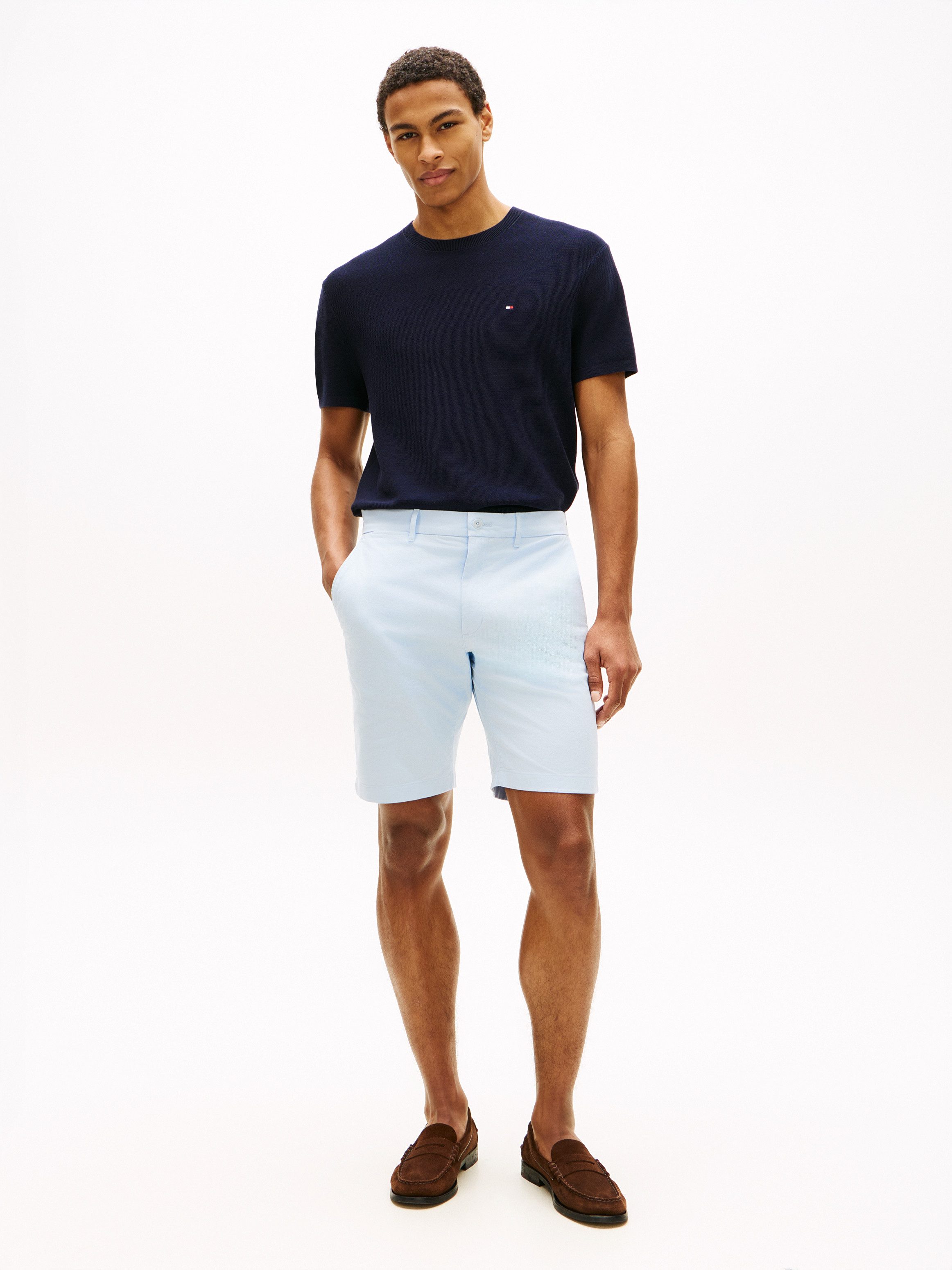 Tommy Hilfiger Chinoshorts DENTON gerade Form, schlichtes Design