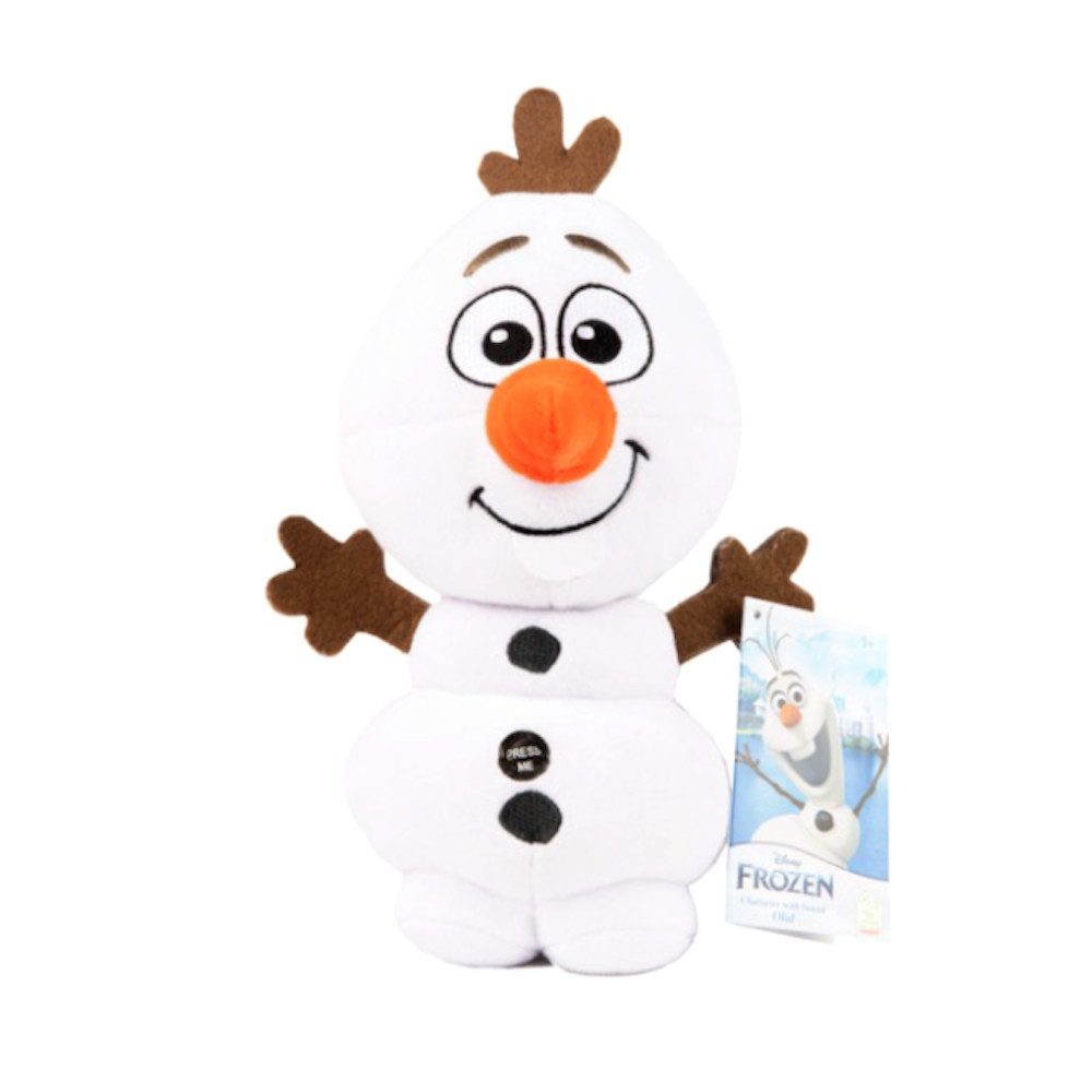 Tinisu Plüschfigur Frozen Olaf Kuscheltier mit Sound- 30 cm Plüschtier