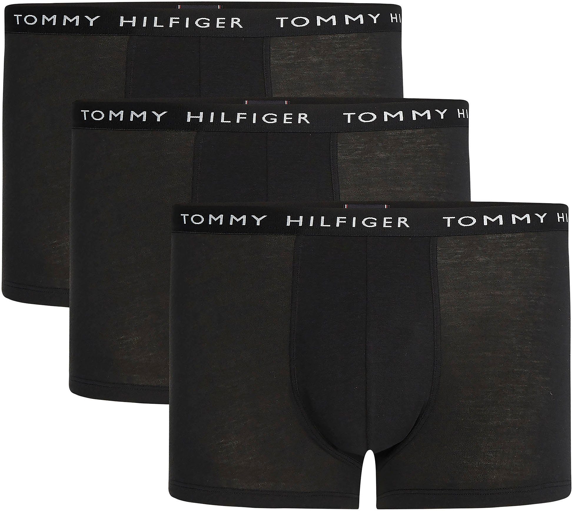 Tommy Hilfiger Underwear Boxer (Packung, 3-St., 3er-Pack) mit Logo Webbund Black/Black/Black