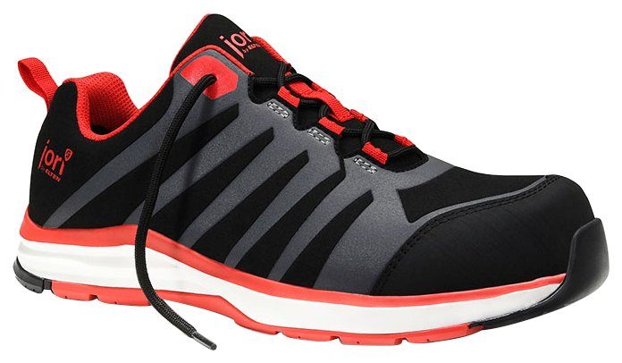 Jori Low ESD jo_RAPID S3 black-red Sicherheitsschuh