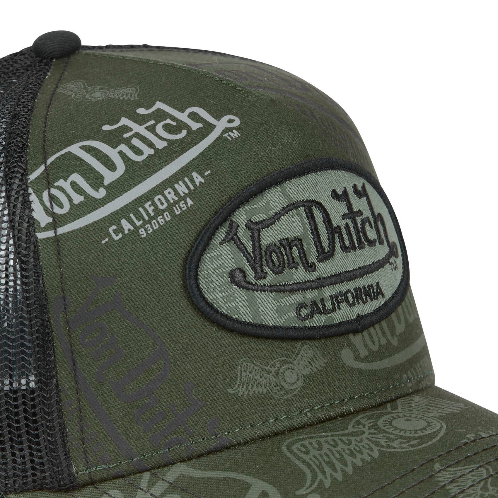 Von Dutch Trucker Cap Von Dutch Originals Trucker Cap - CALIFORNIA ALLOVER Mesh (Basecap, Basecap, Meshcap, Trucker Kappe)