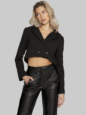 Freshlions Kurzblazer Cropped Blazer in schwarz - S/M