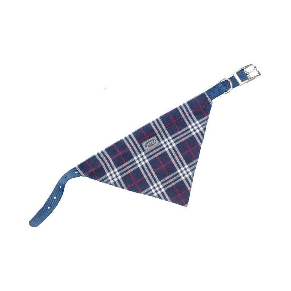 Nobby Tier-Halstuch Halsband mit Tuch blau