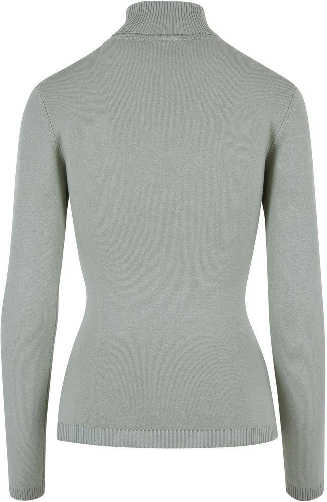 URBAN CLASSICS Rundhalspullover Ladies Knitted Turtleneck günstig online kaufen