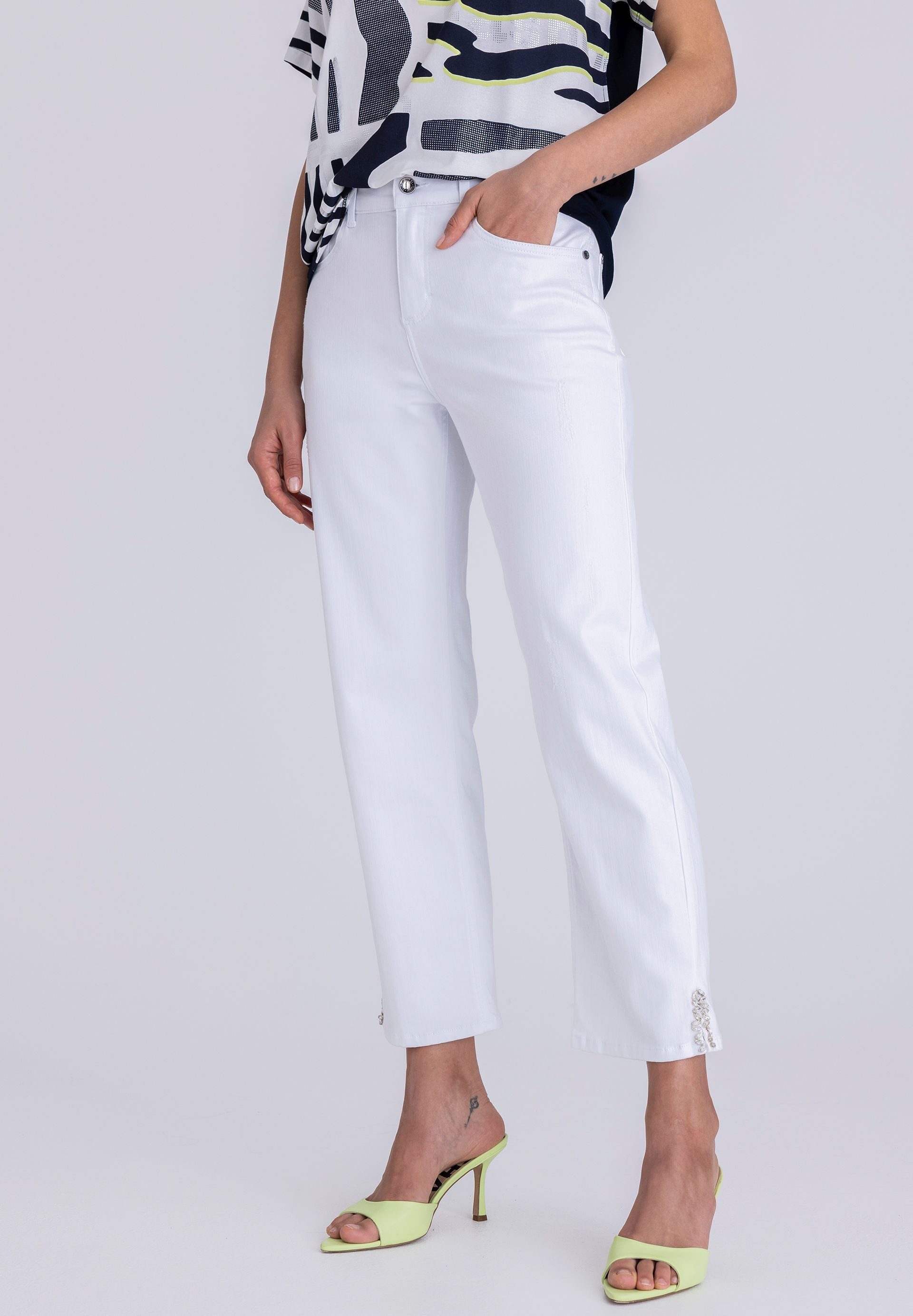 TUZZI Stoffhose mit Saumdetail