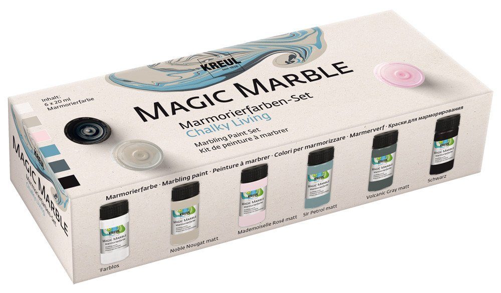 Kreul Künstlerstift Kreul Magic Marble Marmorierfarben Chalky Living