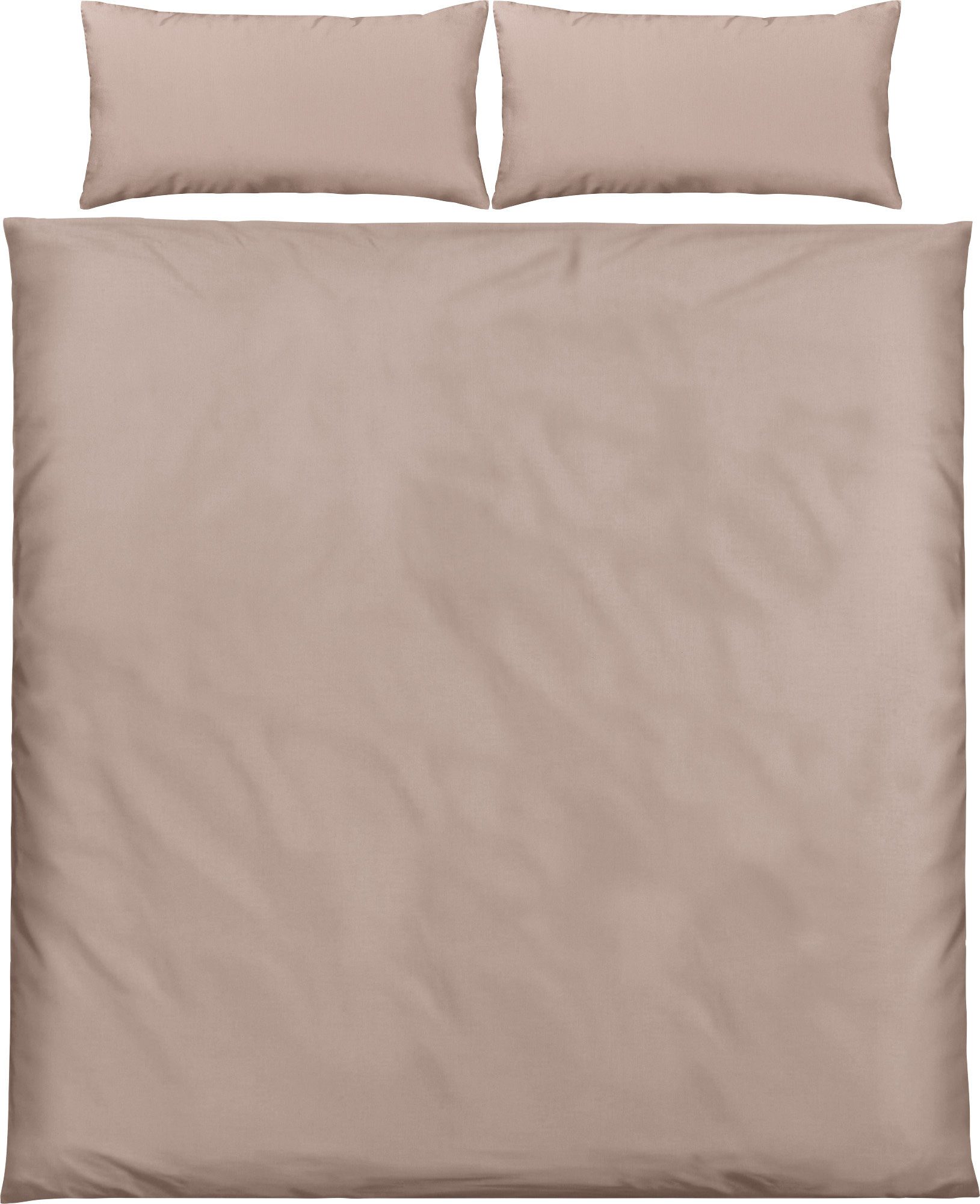 Erwin Müller Bettwäsche Bettwäsche "Landshut", Mako-Satin, Uni