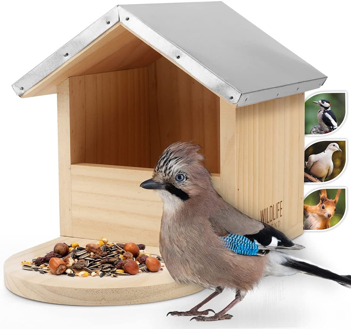 WILDLIFE FRIEND Futterhaus »WILDLIFE FRIEND Großes robustes Vogel