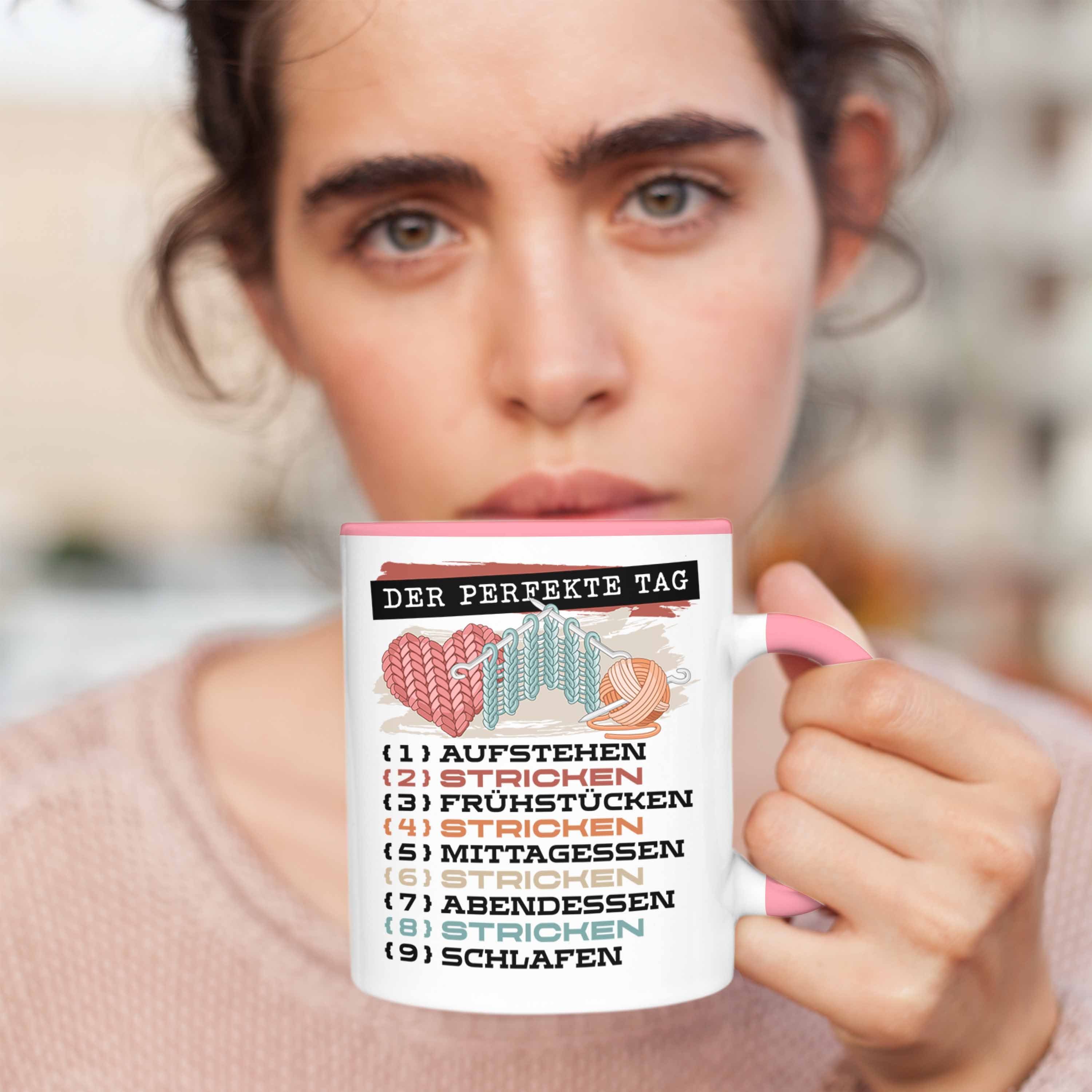 - Tag Stricken Perfekte Rosa Trendation Der Tasse Tasse Trendation Geschenk Häckeln Becher G