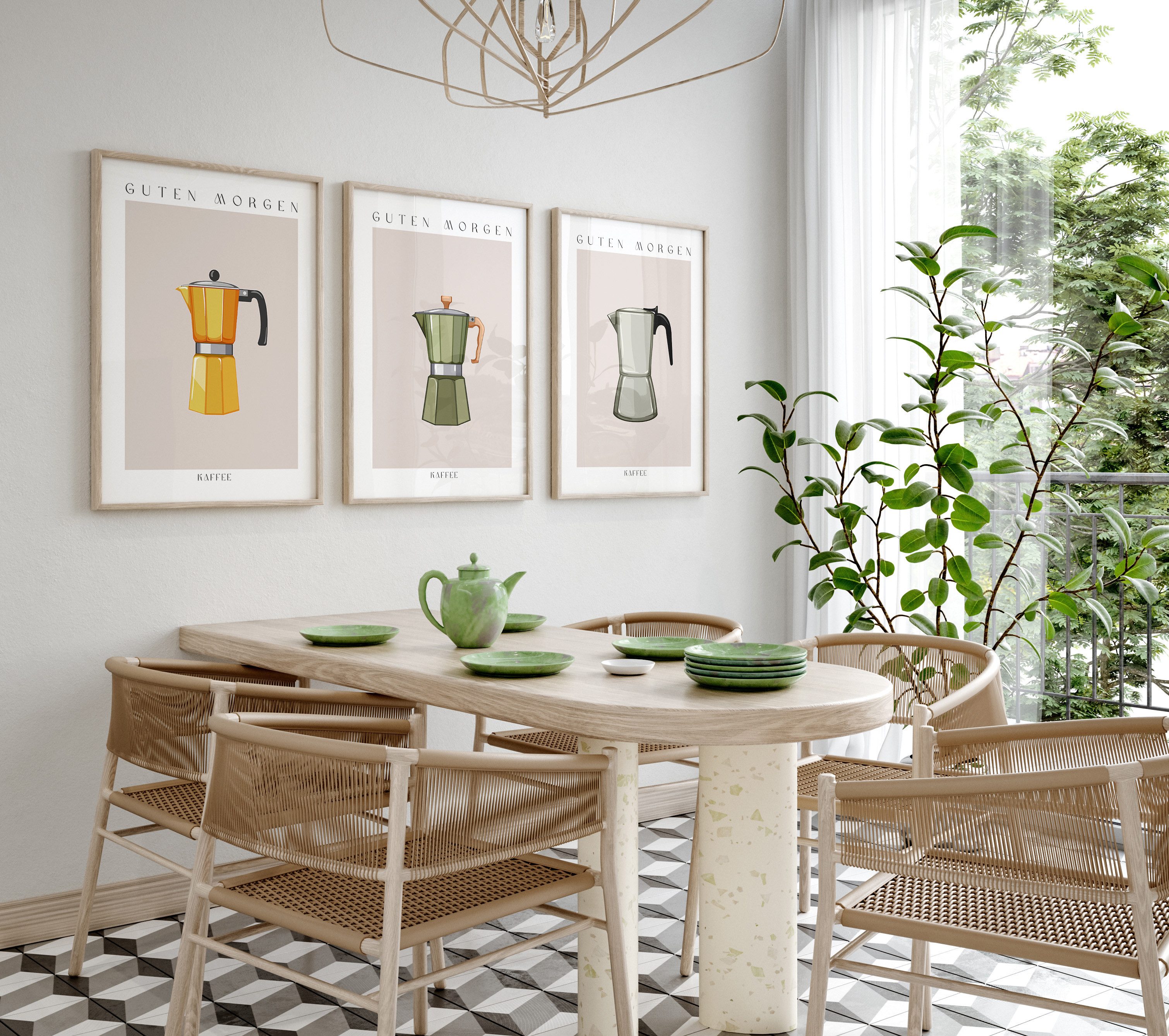 JUSTGOODMOOD Poster Premium ® Guten Morgen günstig online kaufen