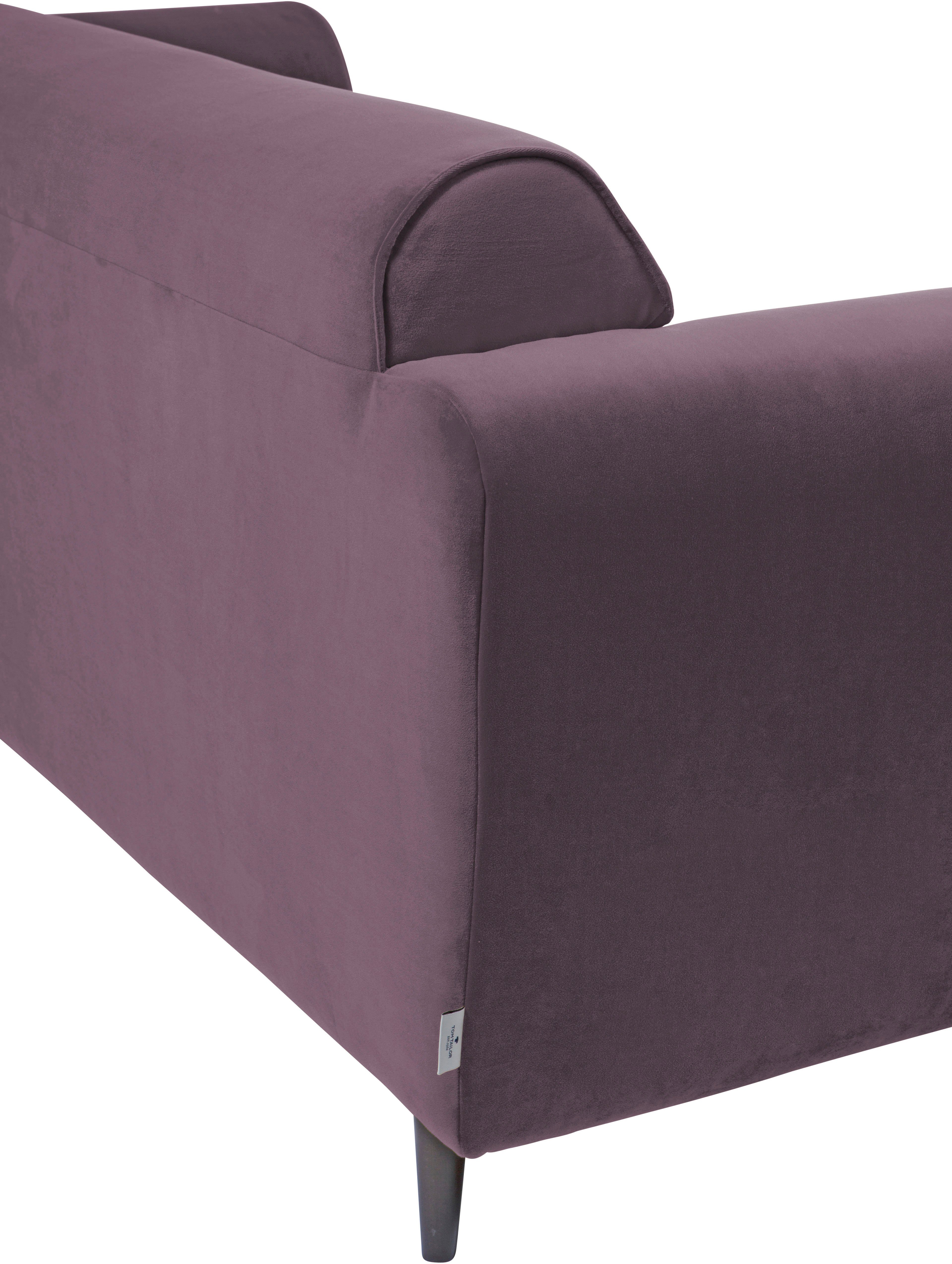 Breite NEW CHIC, Knöpfen HOME cm Rücken, 18 TOM 219 TSV 2-Sitzer lavender mit WAVE TAILOR im