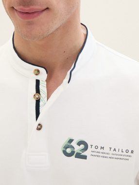 TOM TAILOR Poloshirt Poloshirt mit Print