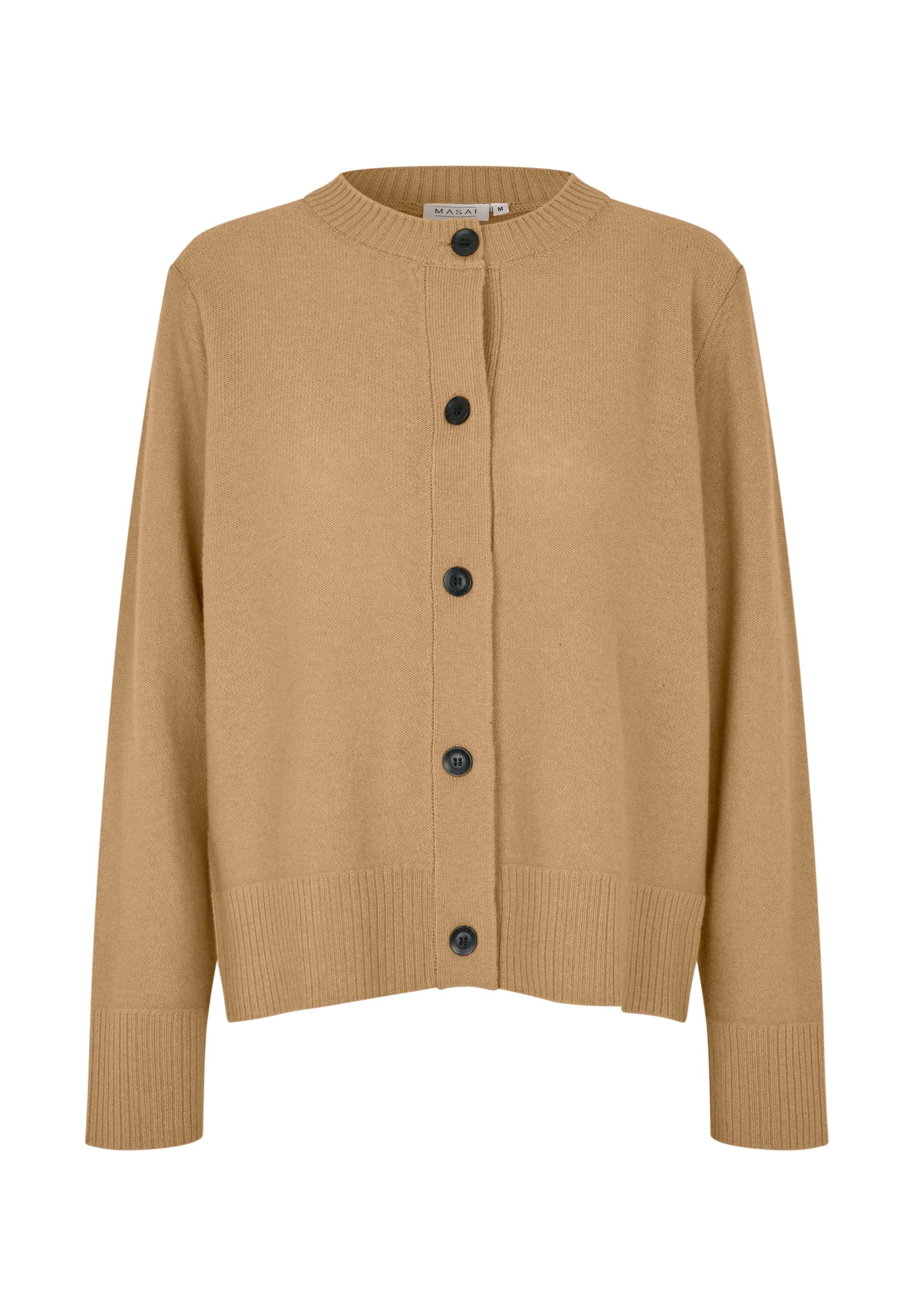 Masai Strickjacke MaLannea Schmale Ärmel, Wolle günstig online kaufen