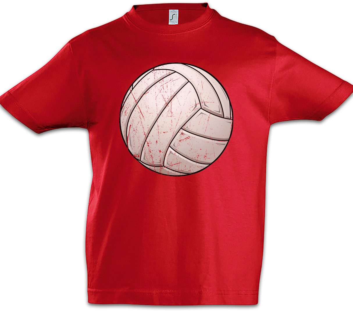 Print-Shirt Volleyball I Kinder T-Shirt Beach Player Sport Passion Love Addiction