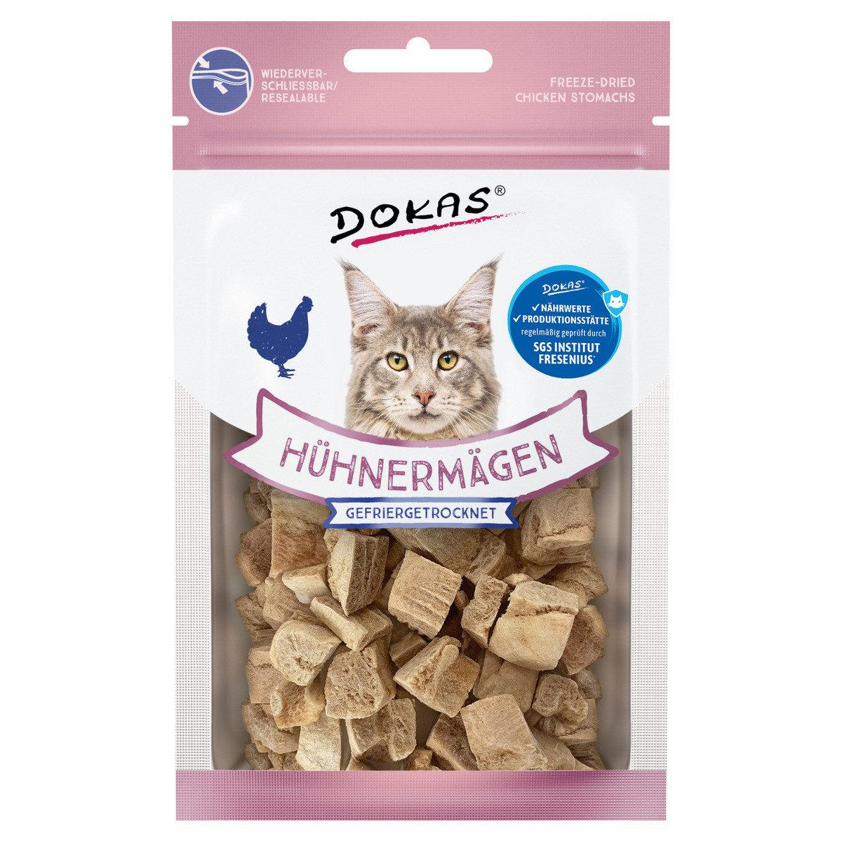 Dokas Hühnermägen gefriergetrocknet 12 g