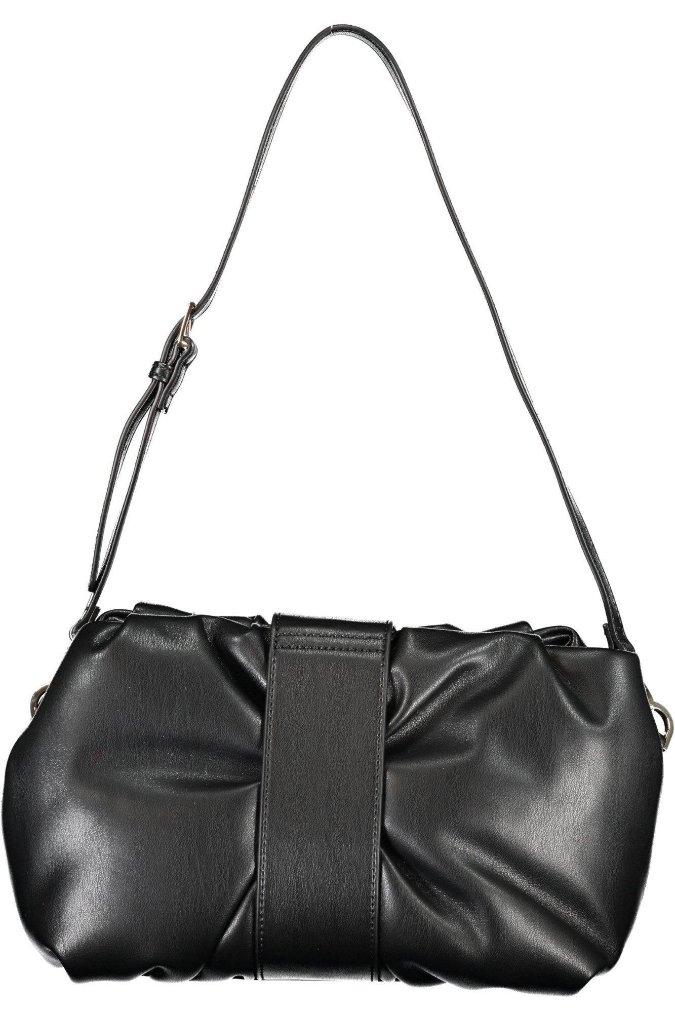 Patrizia Pepe Umhängetasche, Elegante schwarze Damentasche mit verstellbarem Schultergurt