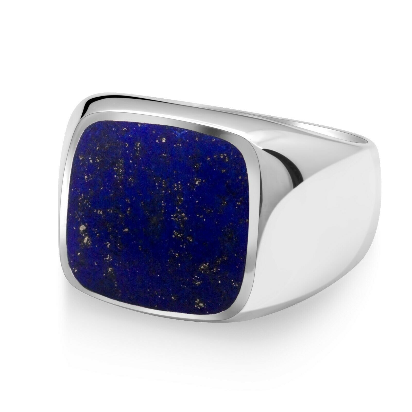 Tony Fein Silberring Siegelring Lapislazuli 925er Silber Massiv Hochglanzpo günstig online kaufen
