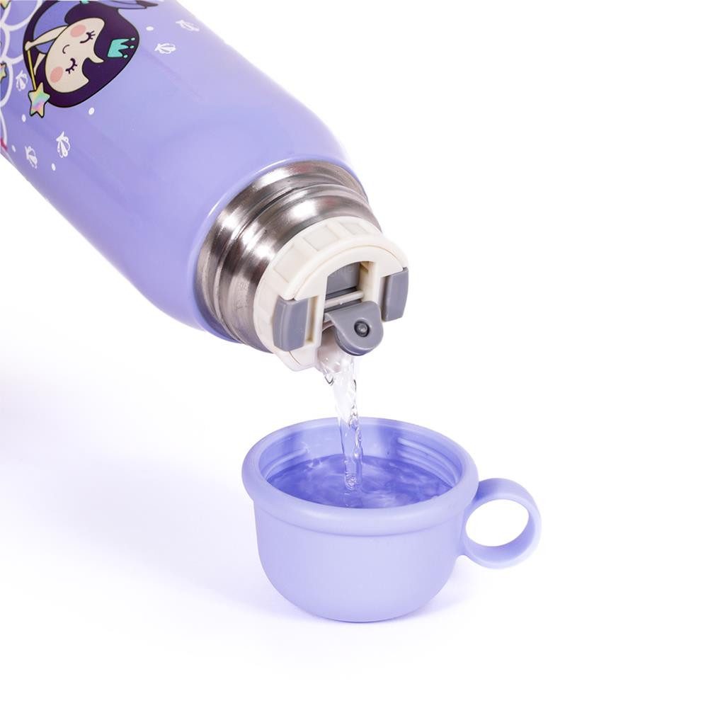 MILK&MOO Trinkflasche Kinder Trinkflasche 550 ml – Robust & auslaufsicher