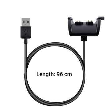 kwmobile USB Ladekabel für Garmin Vivosmart HR Plus/Approach X40 - Charger Elektro-Kabel, USB Lade Kabel für Garmin Vivosmart HR Plus/Approach X40 - Charger