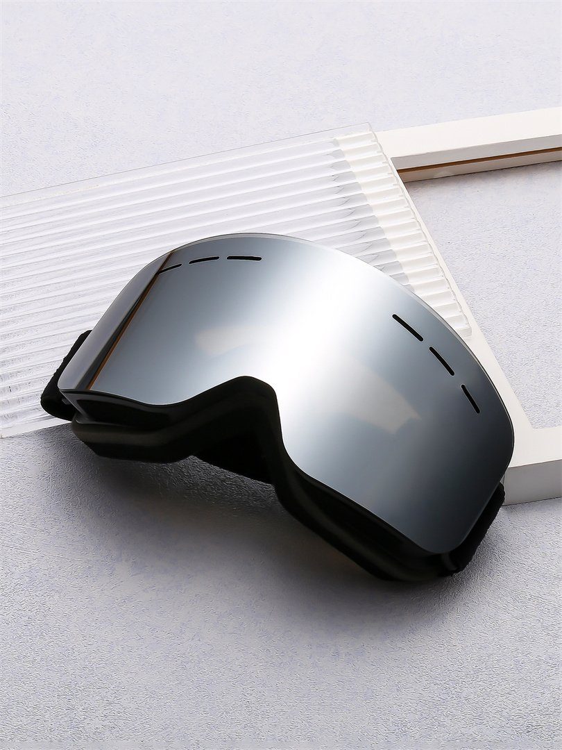 Skibrille liefert Silber Outdoor-Ausrüstung UG Antibeschlag-Skibrille L.Ru mit Skibrillen Doppelschichtige Schneebrillen (Fahrradbrille;Motorradbrille;Schwimmbrille;Skibrille), weiter Sicht,