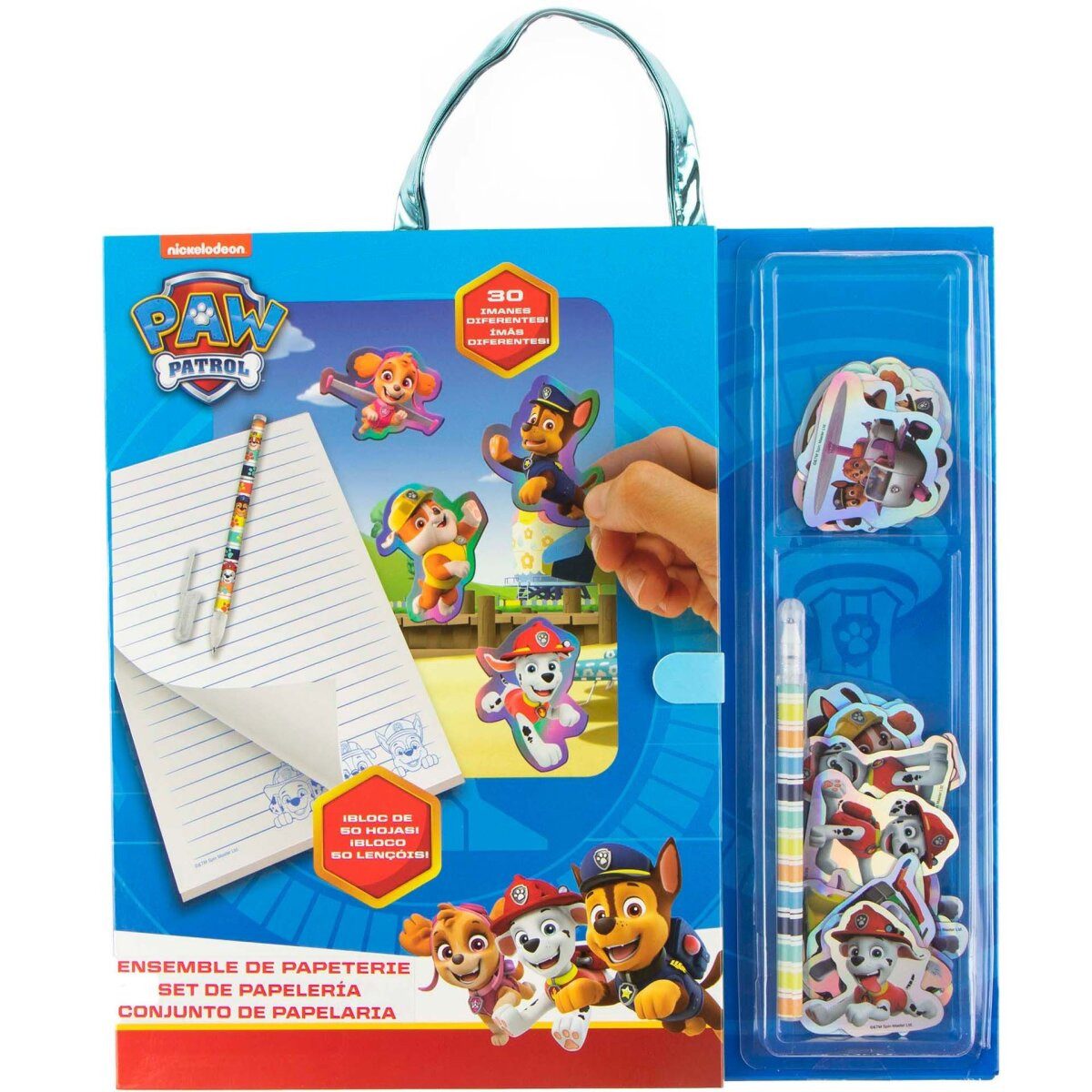 PAW PATROL Kreativset Paw Patrol Briefpapier-Set mit Magneten Schreibt set