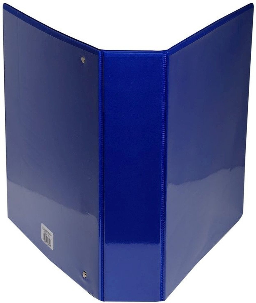 Präsentationsordner Präsentationsringbuch Kreacover A4 60mm 4 Ringe blau