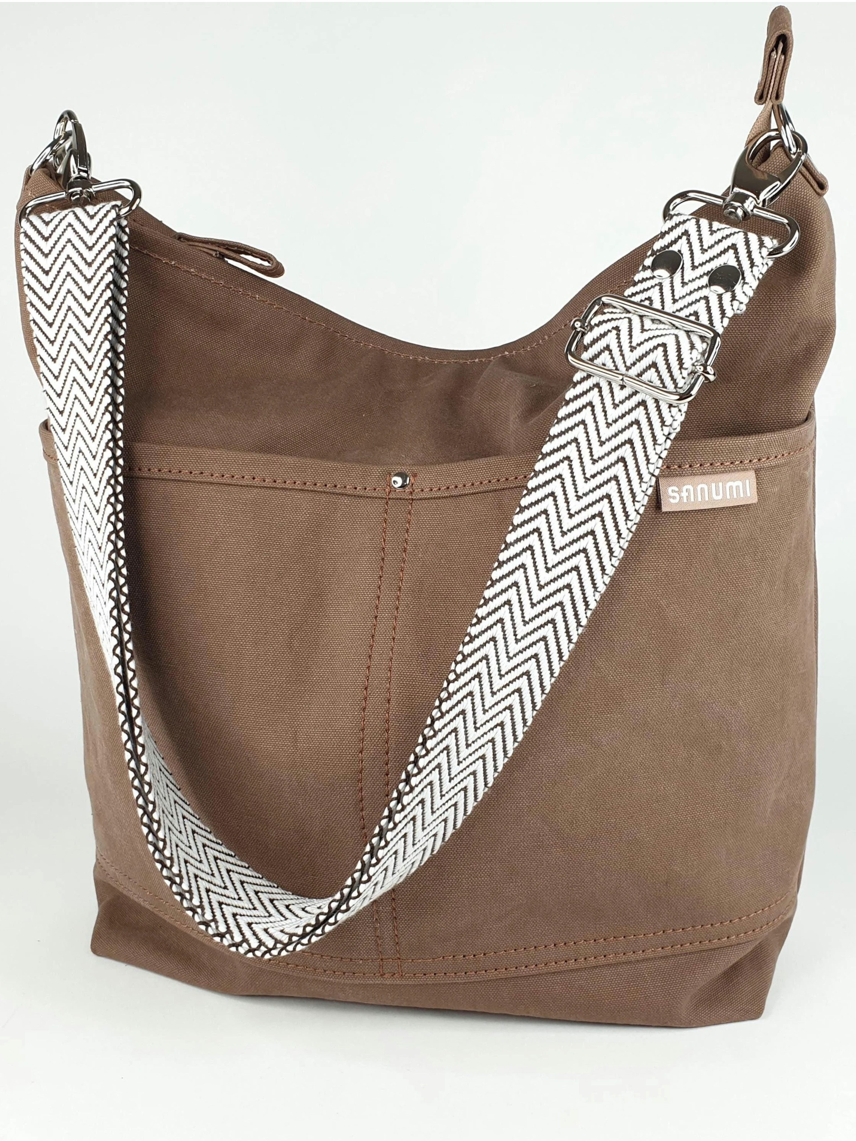 sanumi Umhängetasche Canvas Hobobag günstig online kaufen