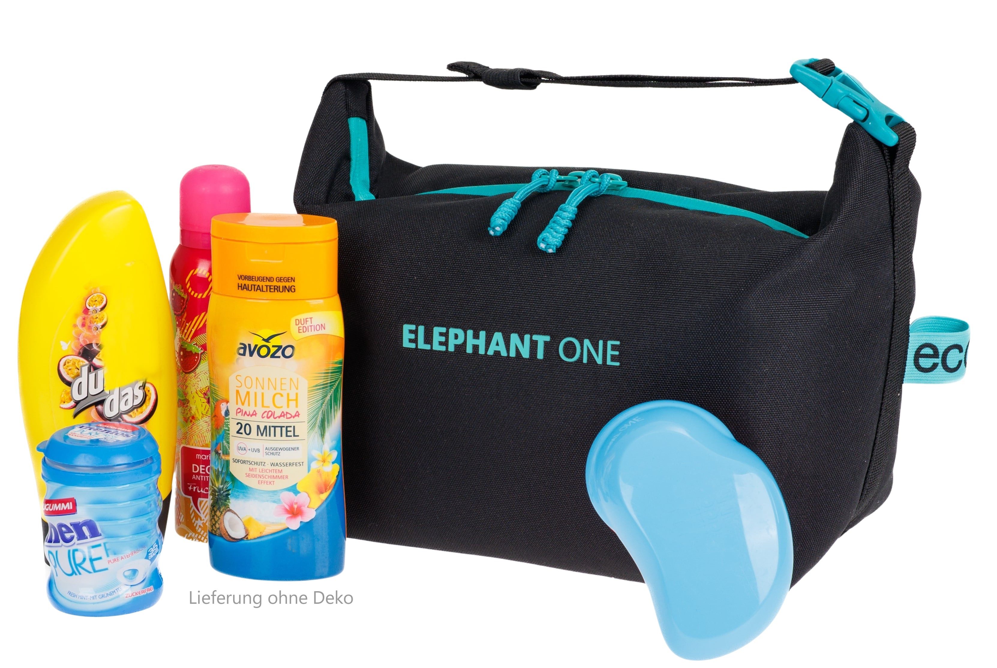 ELEPHANT Kulturbeutel Kulturtasche groß Kosmetiktasche Washbag wasserabweisend, Reisetasche Saunatasche Sport Reise Travel One ECO 13130
