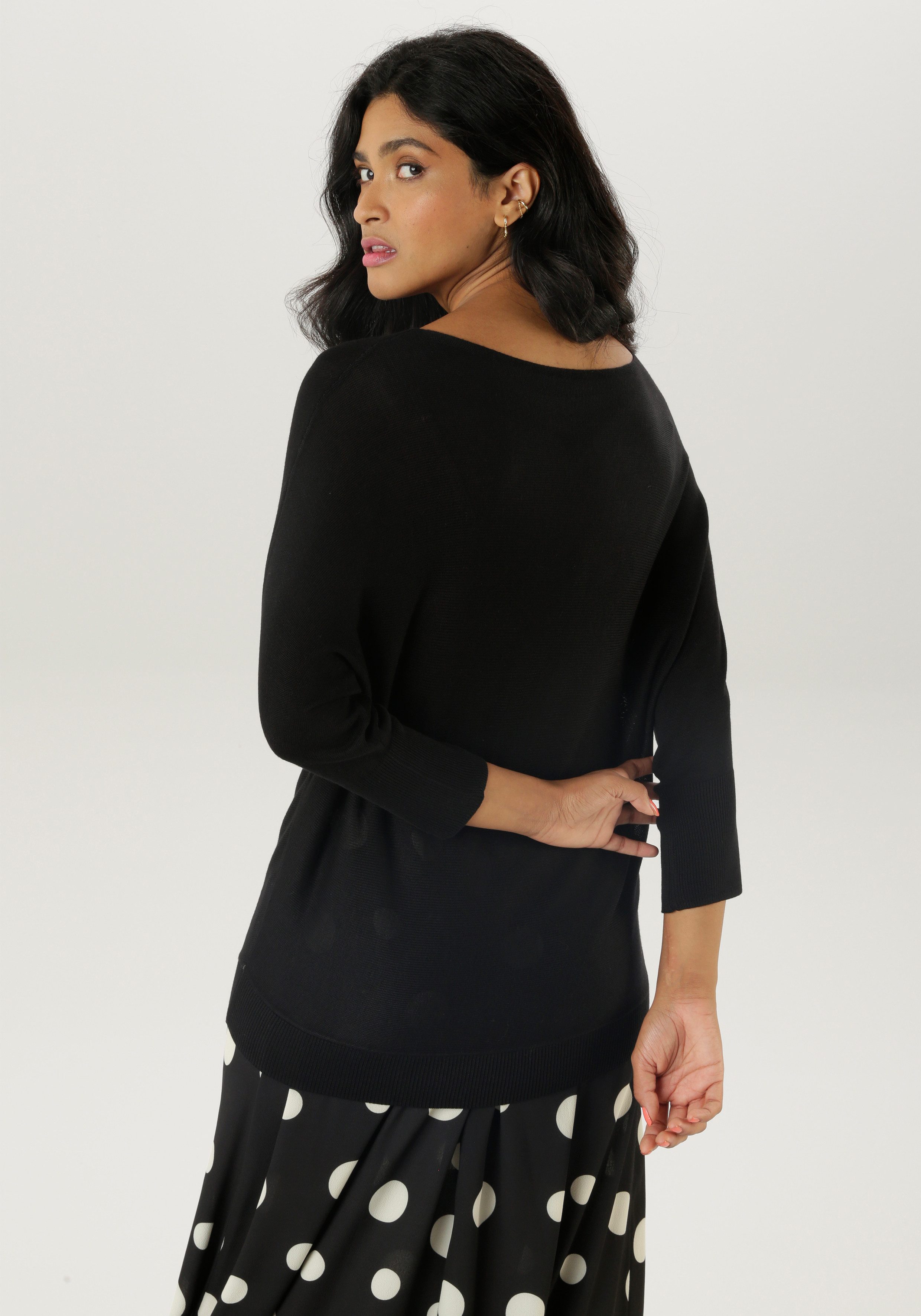 Aniston SELECTED Strickpullover mit U-Boot-Ausschnitt günstig online kaufen