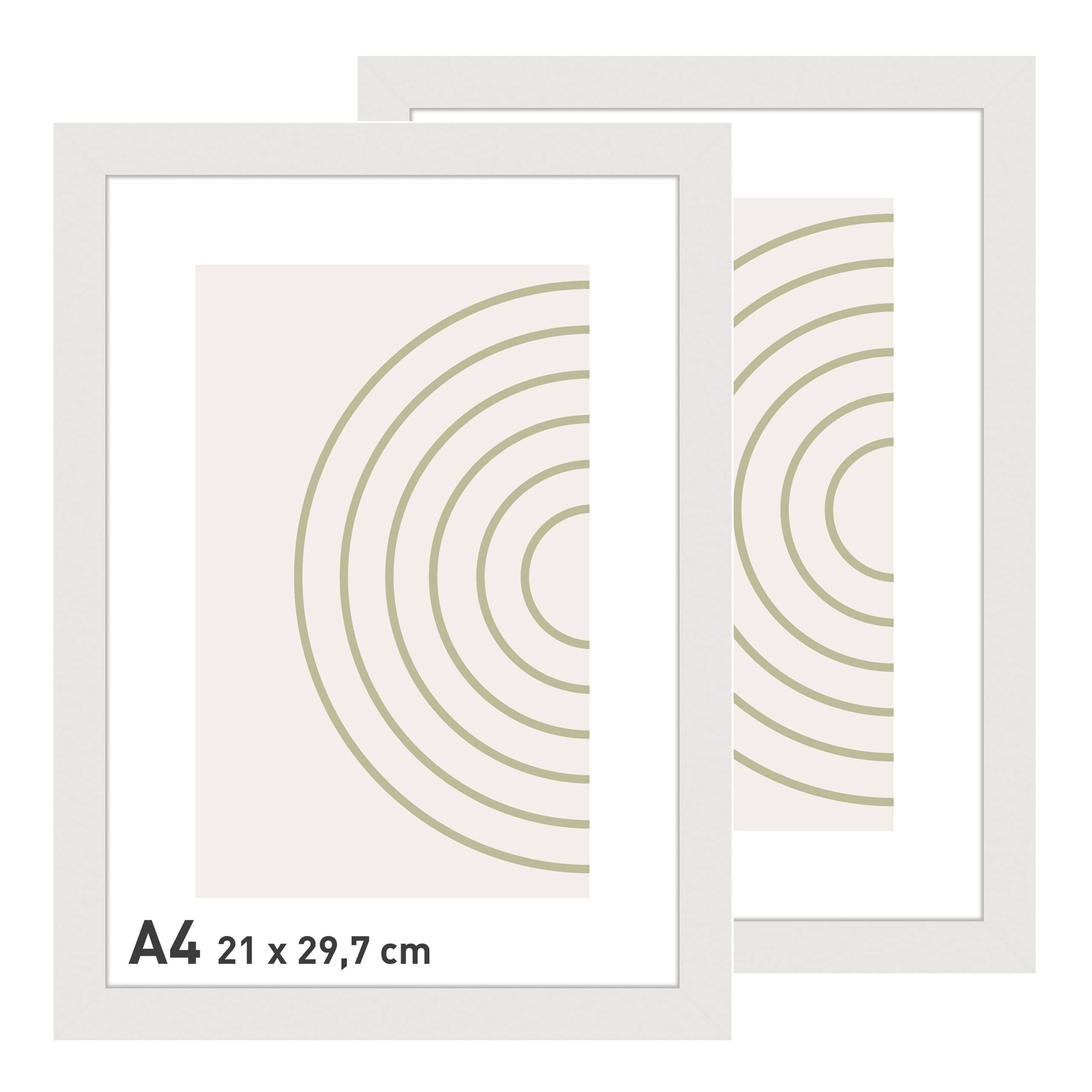 accent by nielsen Bilderrahmen Velino inkl. Kunstdruck, (2 St)