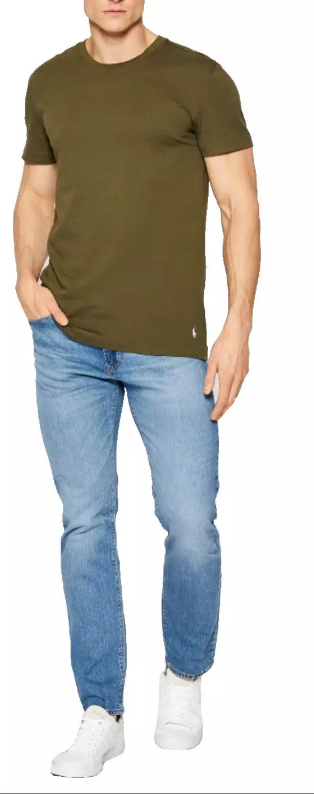 Polo Ralph Lauren T-Shirt 3er-Pack Custom Slim Fit Pony Gefertigt aus weichem und luxuriösem Baumwolljersey