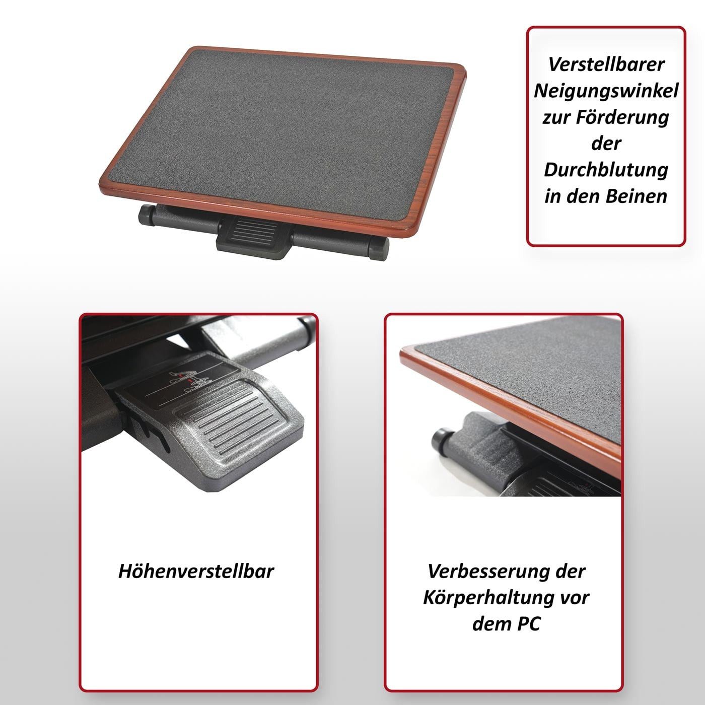 MCW Fußstütze MCW-H553, Höhenverstellbar
