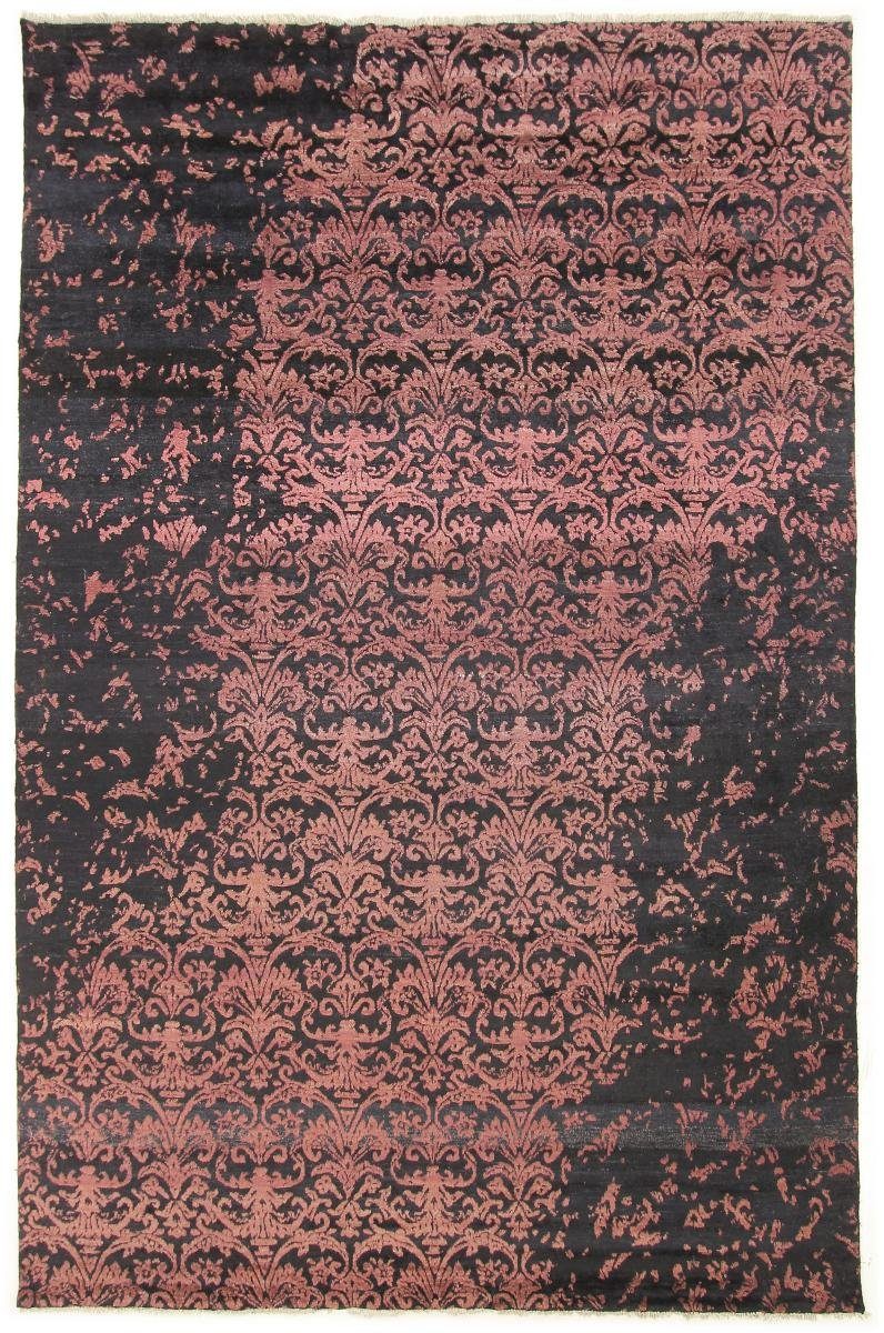Orientteppich Sindhi Nain Moderner Designteppich, 12 mm 195x298 rechteckig, Orientteppich Trading, Höhe: / Handgeknüpfter
