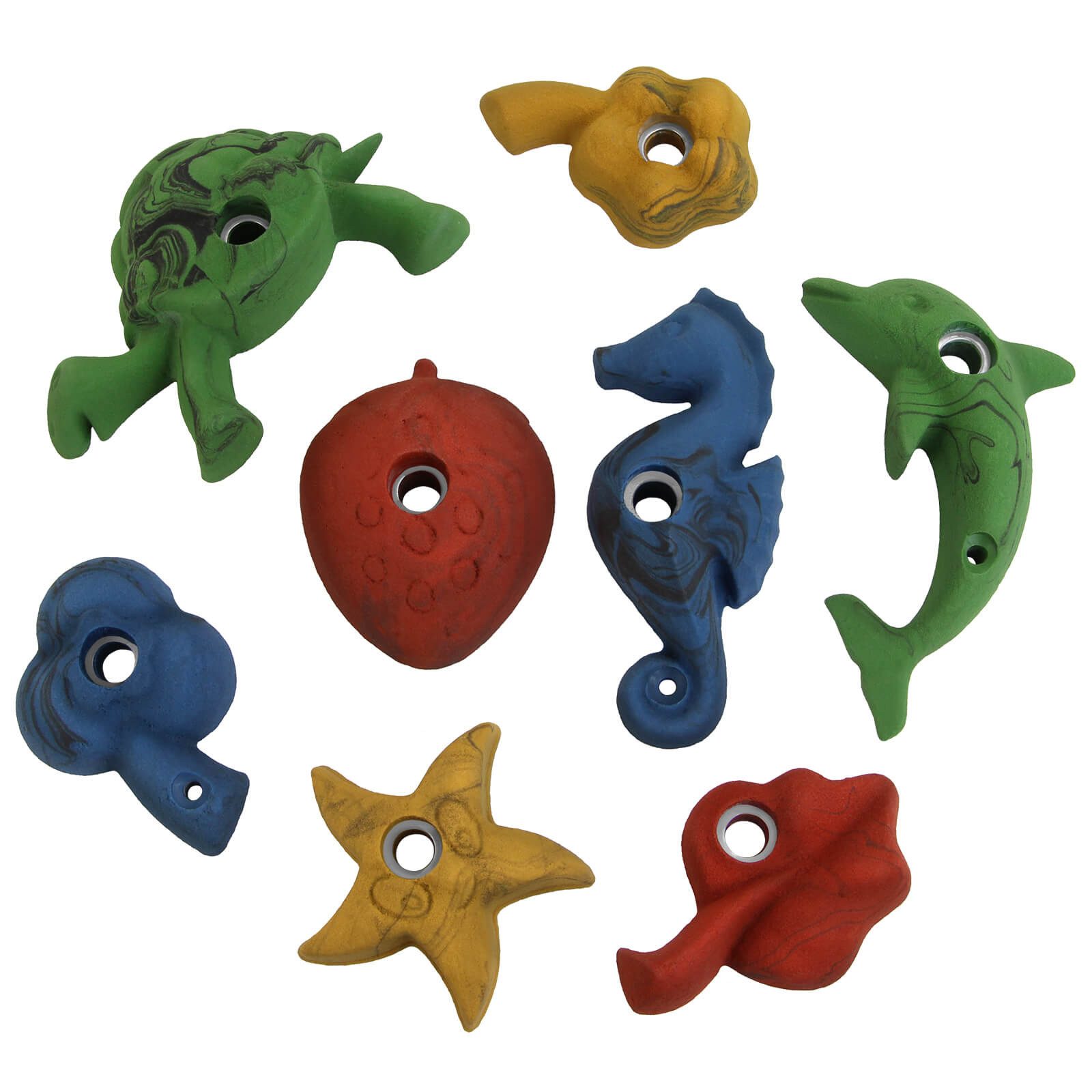 ALPIDEX Klettergriff ALPIDEX 8 Kinder Klettergriffe in Tierform