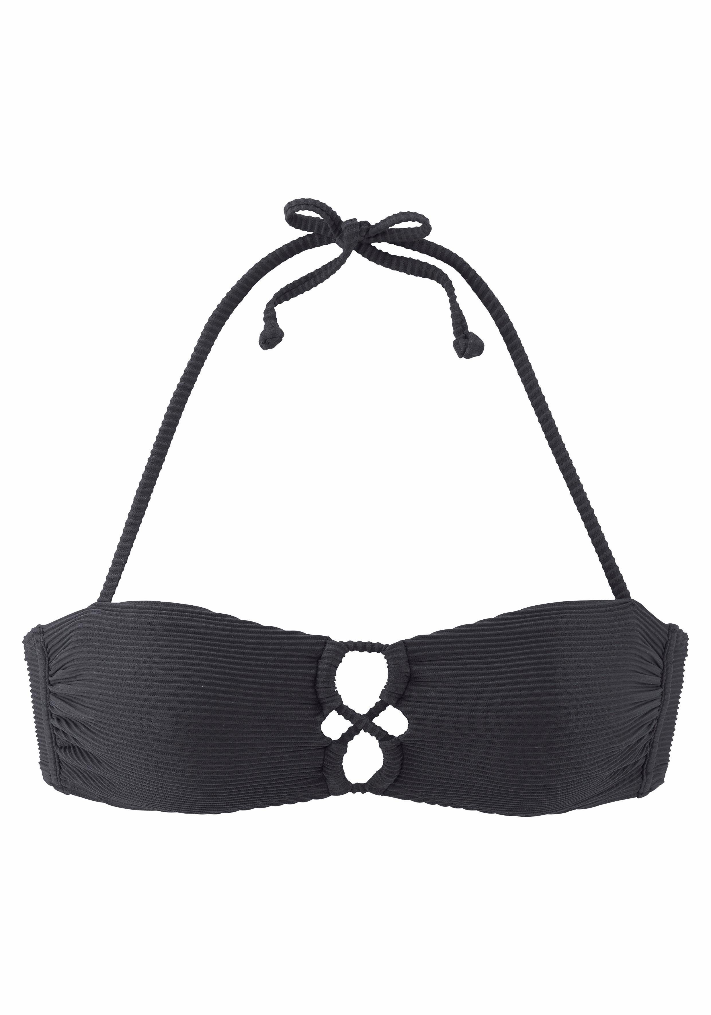 Sunseeker Bandeau-Bikini-Top Fancy, mit modischer Zierschnürung günstig online kaufen