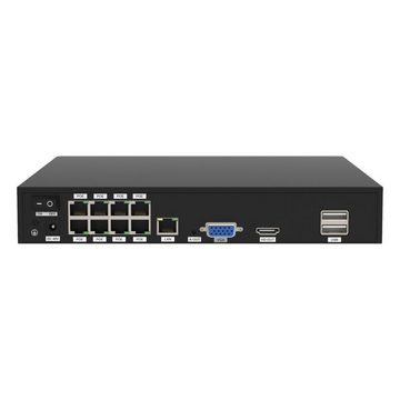 Foscam FNA108HE 8-Kanal 4K 8 MP PoE Netzwerk-Videorecorder (PoE (Power over Ethernet), ONVIF, HDMI & VGA Ausgang)