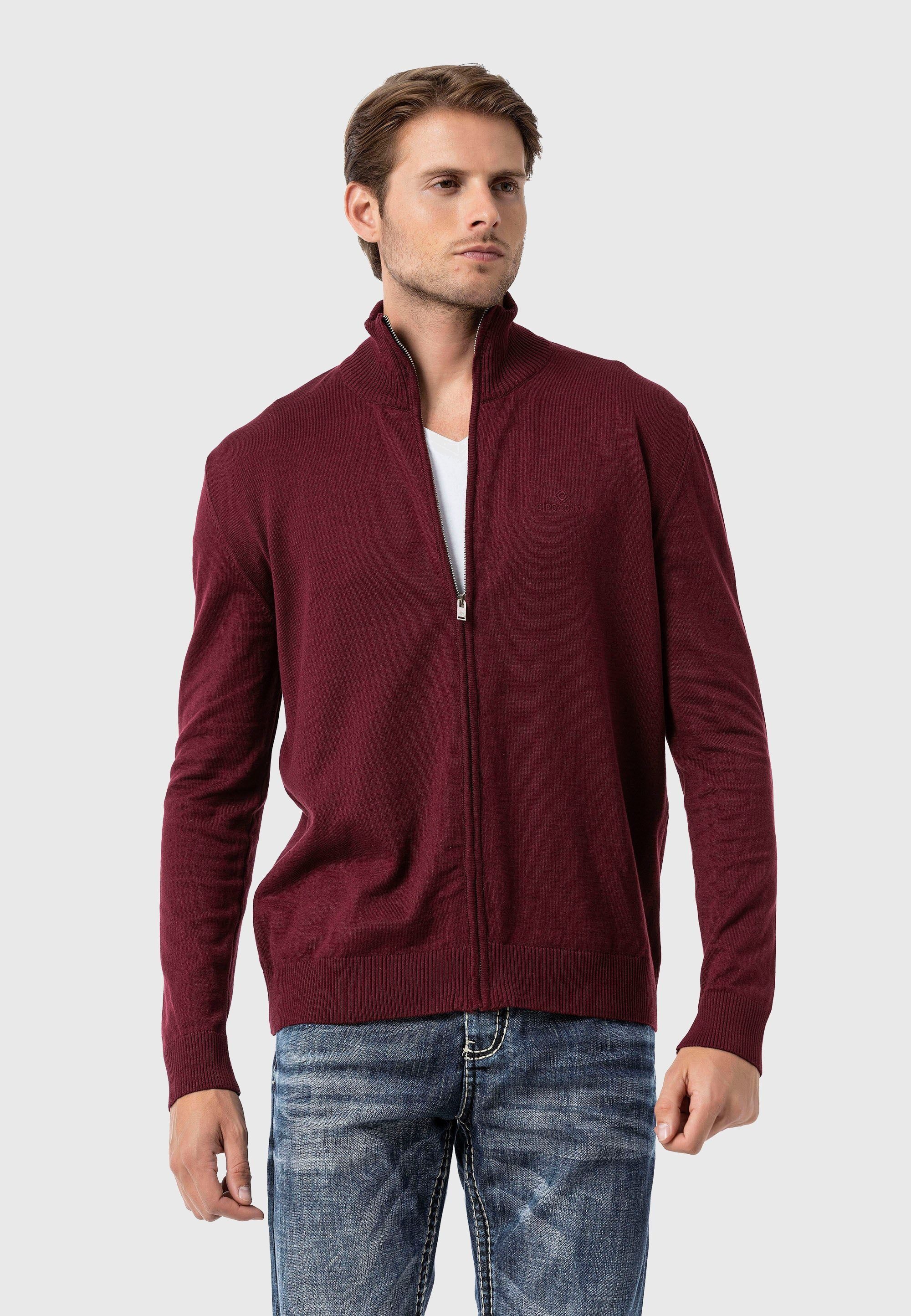Cipo & Baxx Cardigan Pullover (1-tlg) im sportlichen Look günstig online kaufen
