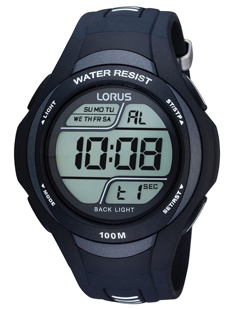 Quarzuhr Lorus R2305EX9 Herren Digitaluhr 10 ATM 45 mm Lorus R2305EX9 Herren Digitaluhr 10 ATM 45 mm