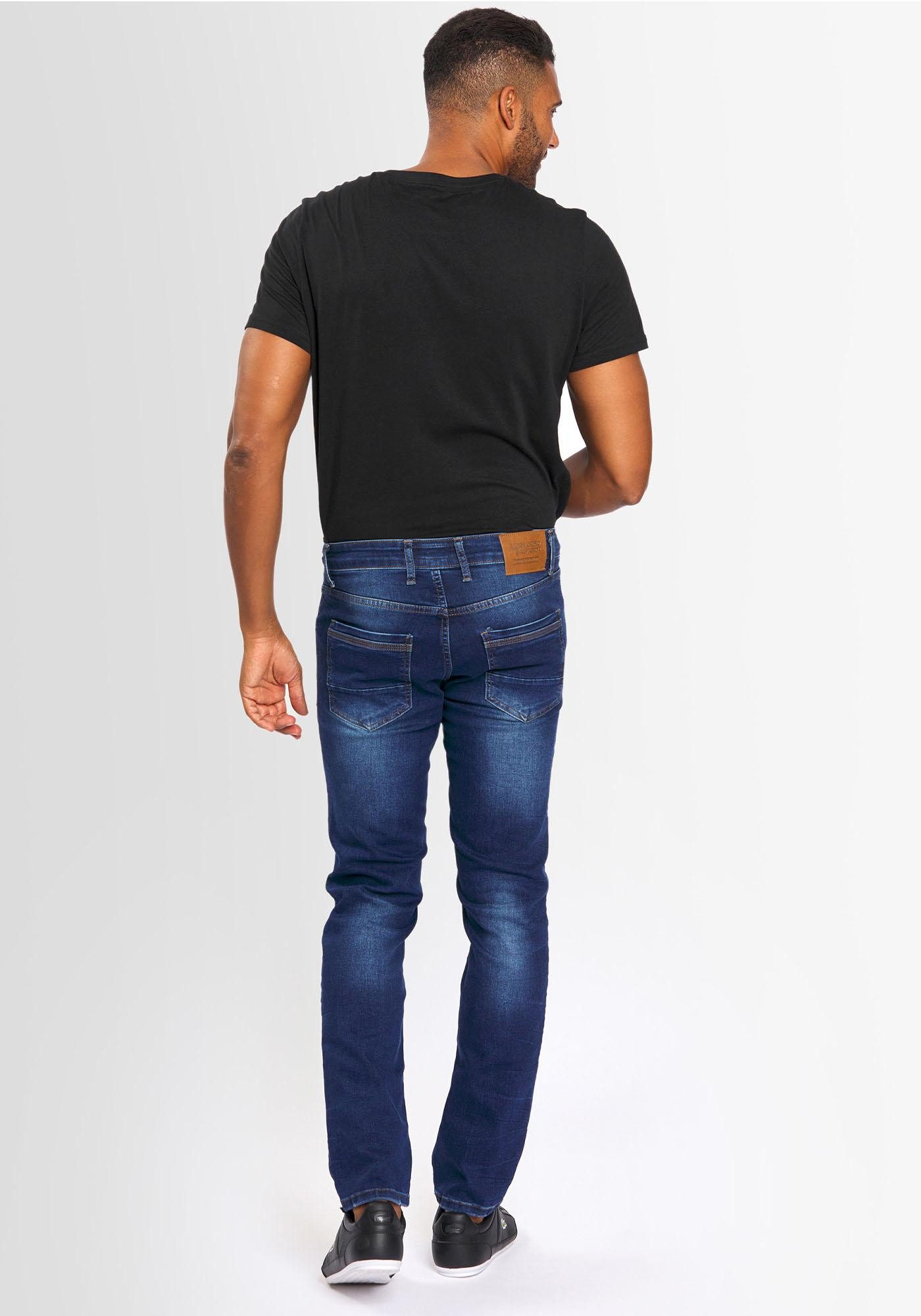 Alessandro Salvarini Straight-Jeans A. Salvarini Herren Jeans AS360 mit Kno günstig online kaufen