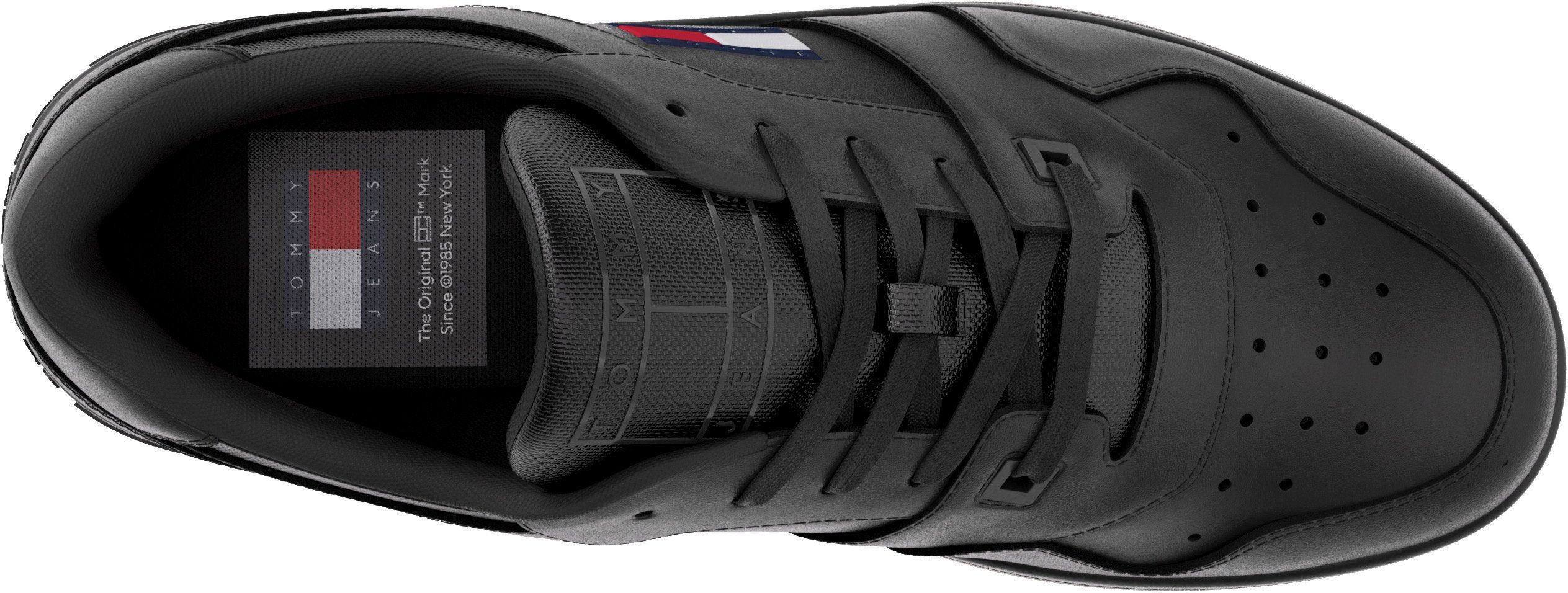 Tommy Jeans TJM RETRO BASKET ESS Sneaker, Freizeitschuh, Halbschuh, Schnürschuh, im Basket-Style