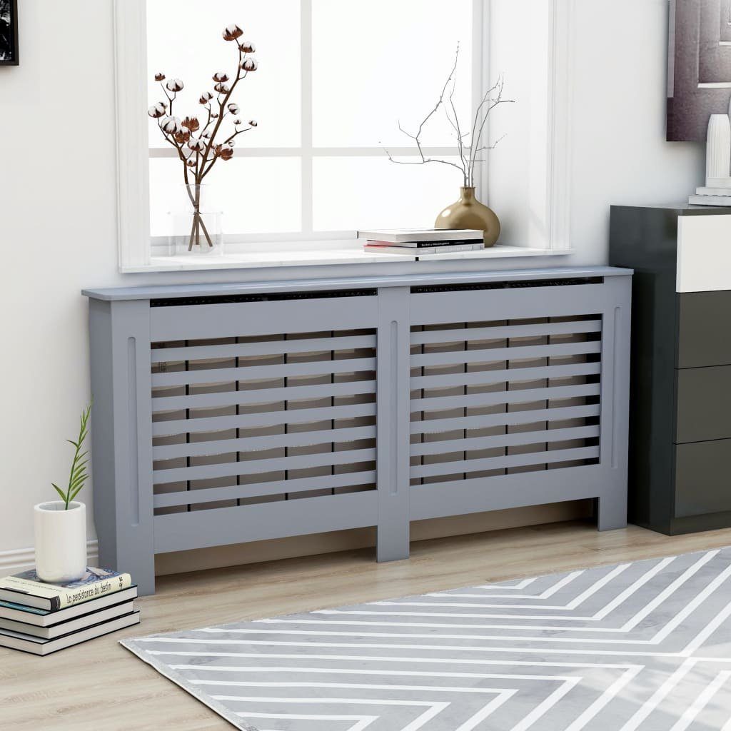vidaXL Heizkörper Heizkörperverkleidung Anthrazit 172x19x81,5 cm MDF