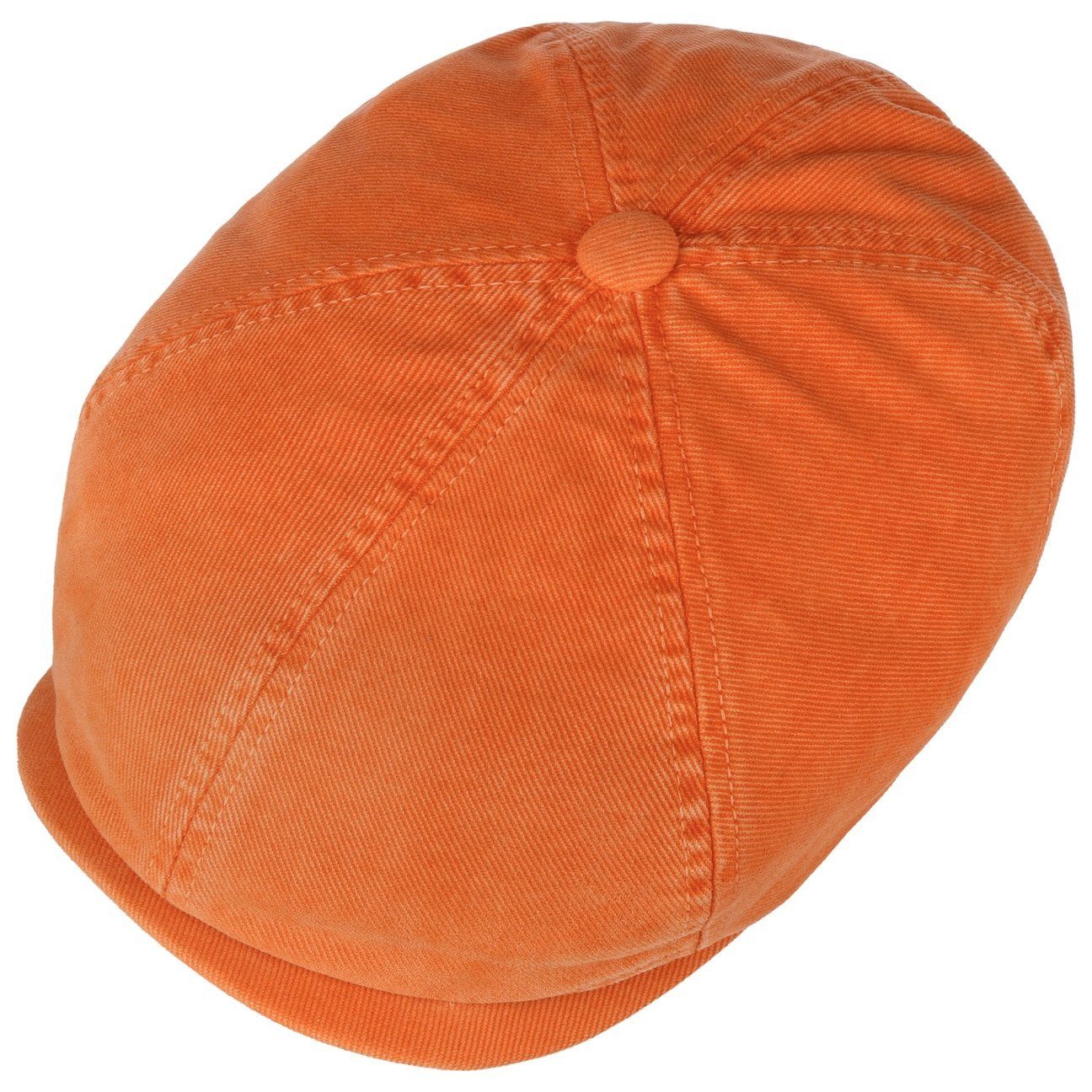 Cap Stetson Flat mit (1-St) Schirmmütze orange Schirm