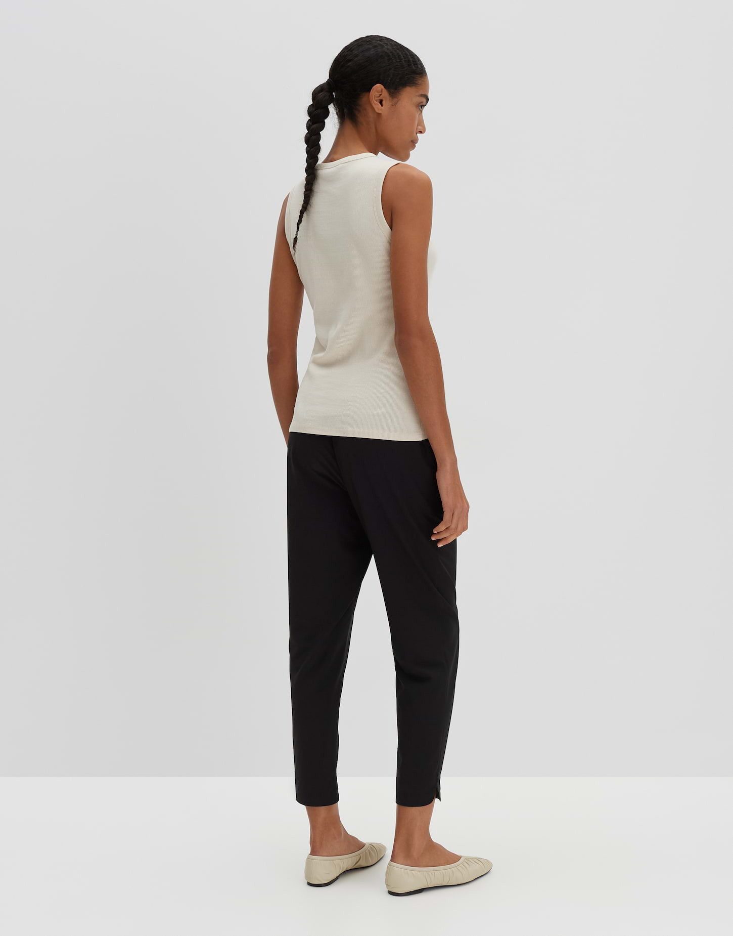 someday Tanktop Geripptes Top KLEANNE Slim aus BCI Cotton Mix