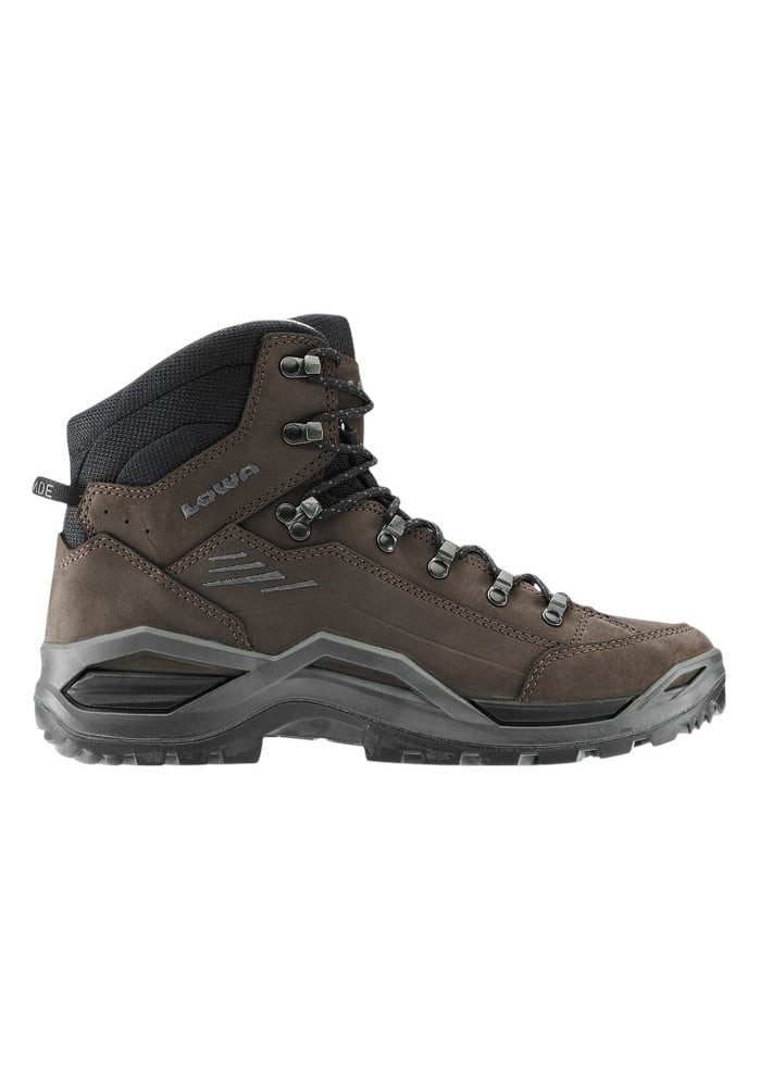Lowa Renegade EVO LL Mid (All-Terrain, Nubukleder) dunkelbraun/schwarz Wanderschuh