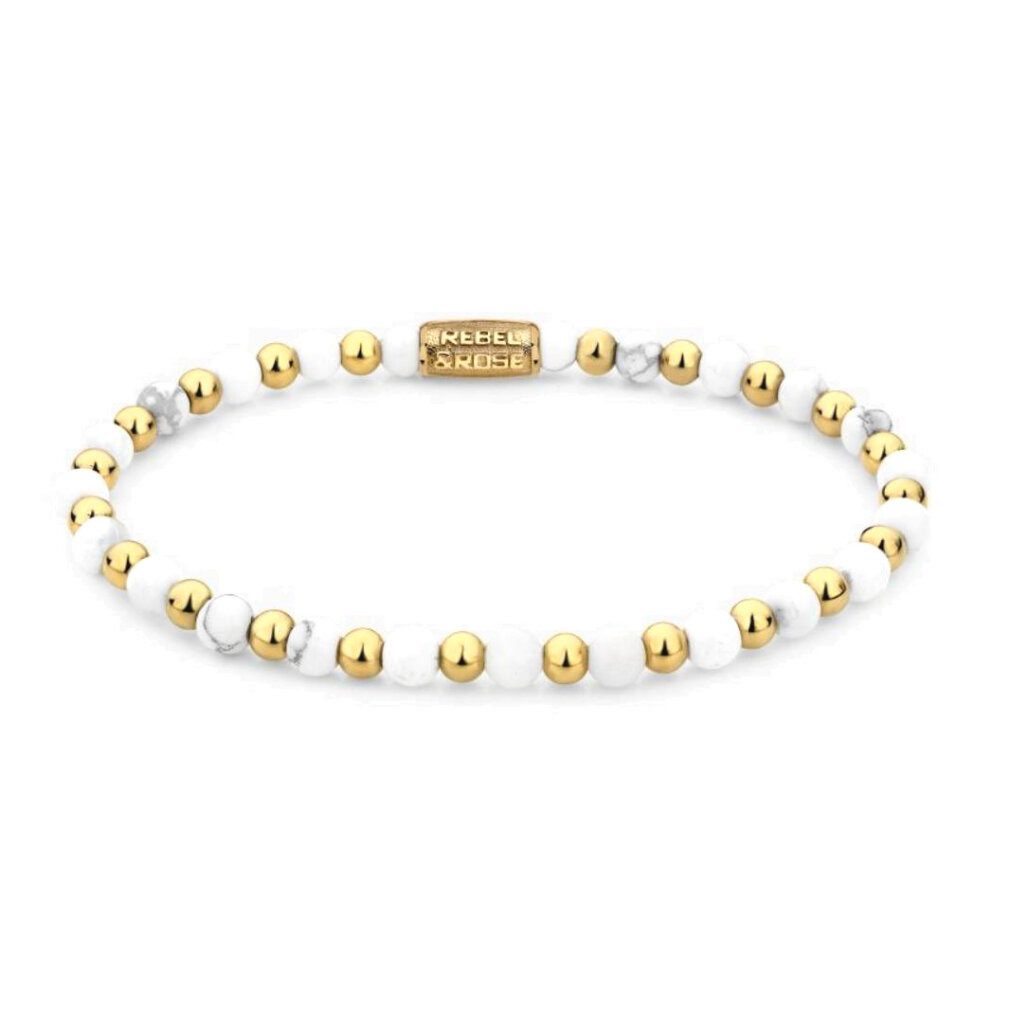 Armband Perlenarmband aus Weißgold RR-40113-G - Größe: 16,5 cm - S